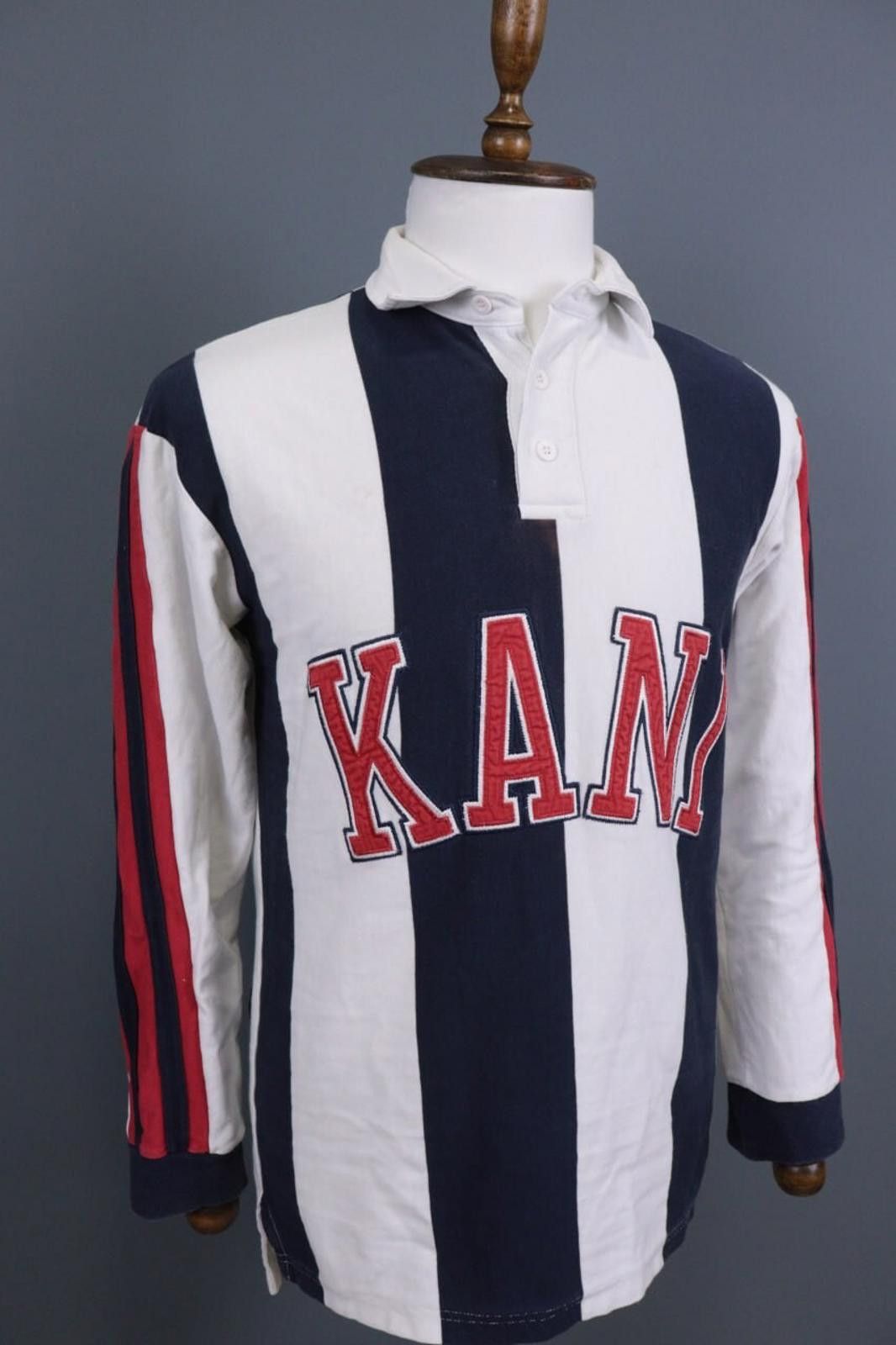 Karl Kani Karl Kani Sport Multicolor Striped Big Polo Shirt Size M Size US M / EU 48-50 / 2 - 6 Thumbnail