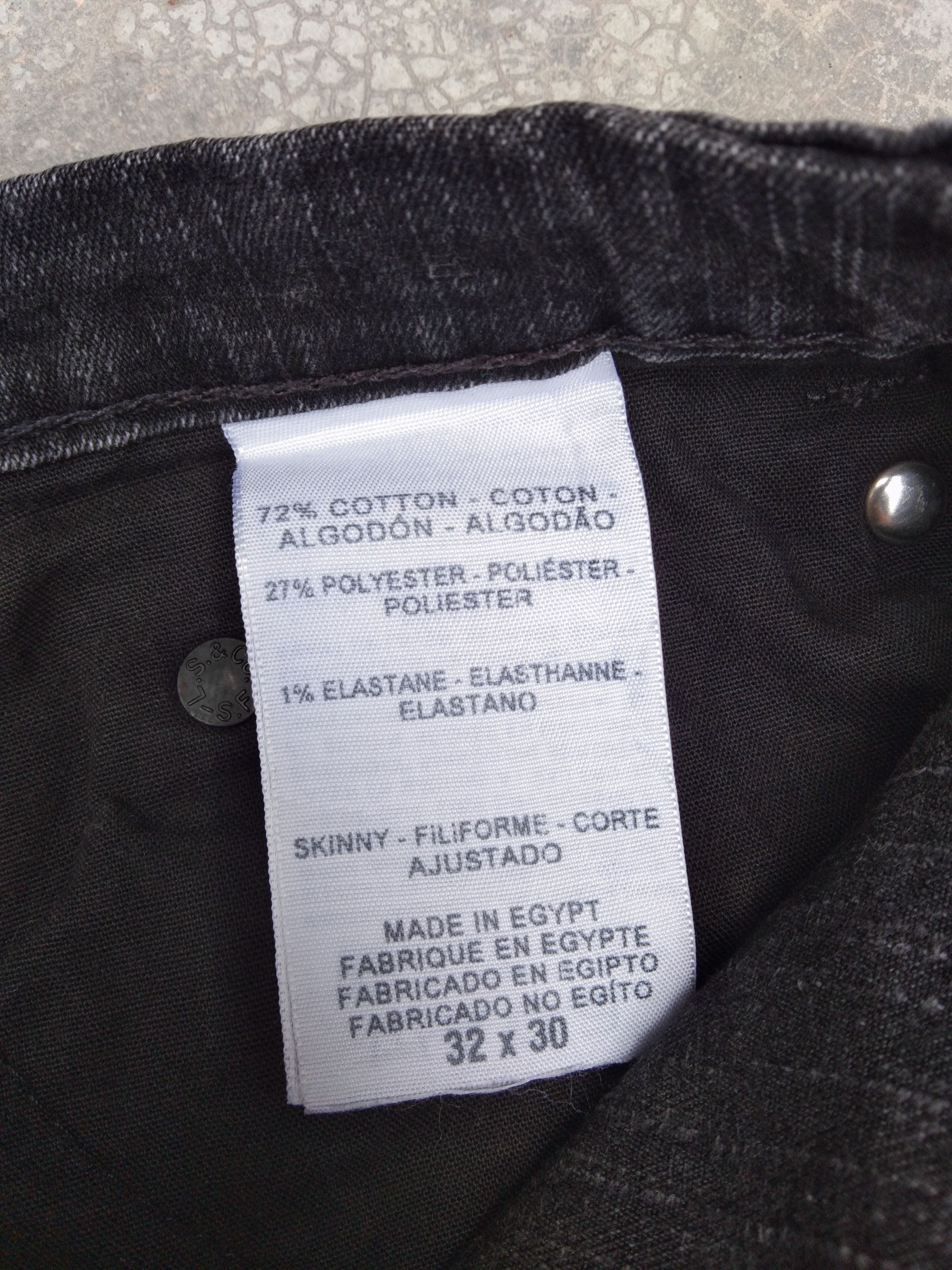 Levi's Denizen x Levis Black Skinny Fit Jeans 32x30 Size US 32 / EU 48 - 6 Thumbnail