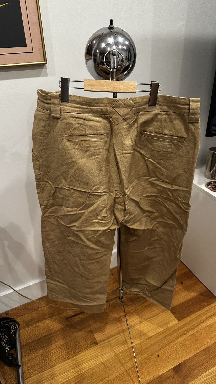 Kenzo Kenzo Linen Beige Trousers Size US 36 / EU 52 - 5 Thumbnail