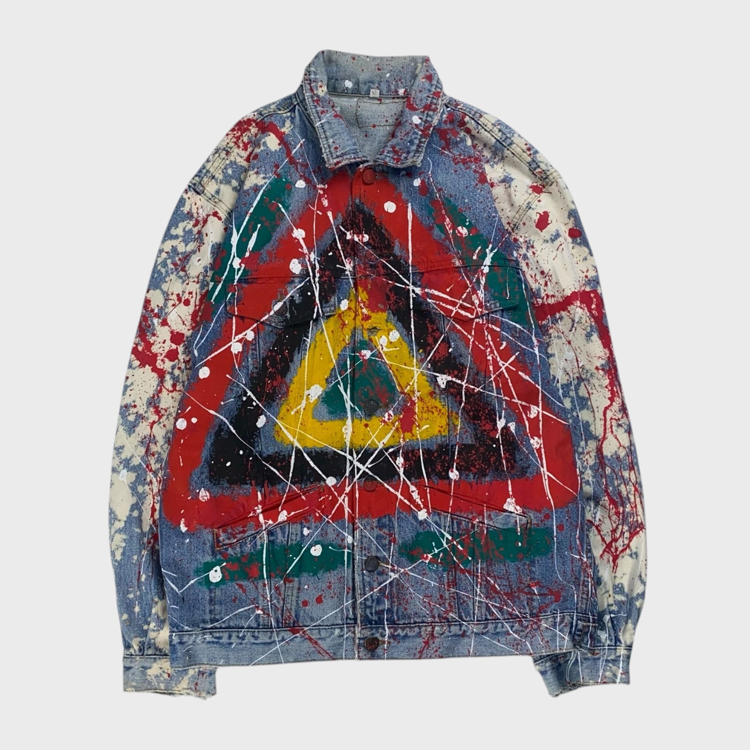 Vintage unknown Denim Jacket Size L Size US L / EU 52-54 / 3 - 1 Thumbnail