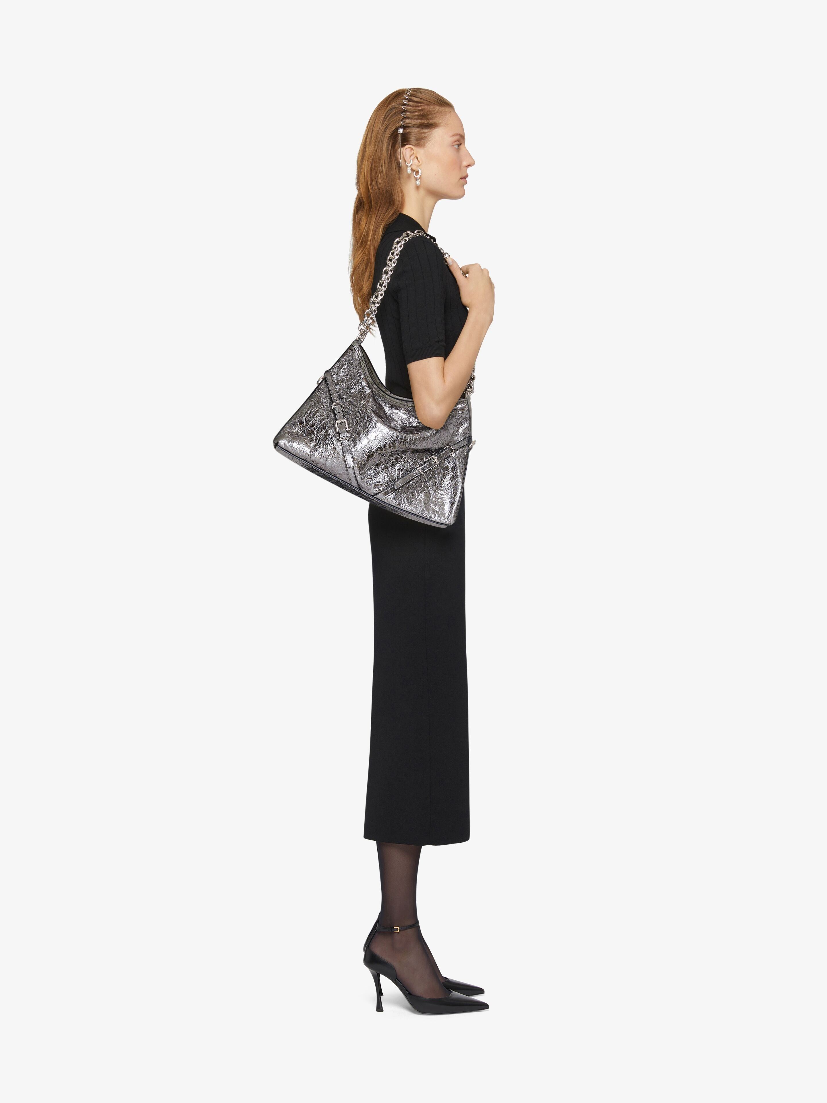 Givenchy o1w1db10525 Size: OS/Voyou Medium Chain Bag in Silver Size ONE SIZE - 4 Thumbnail