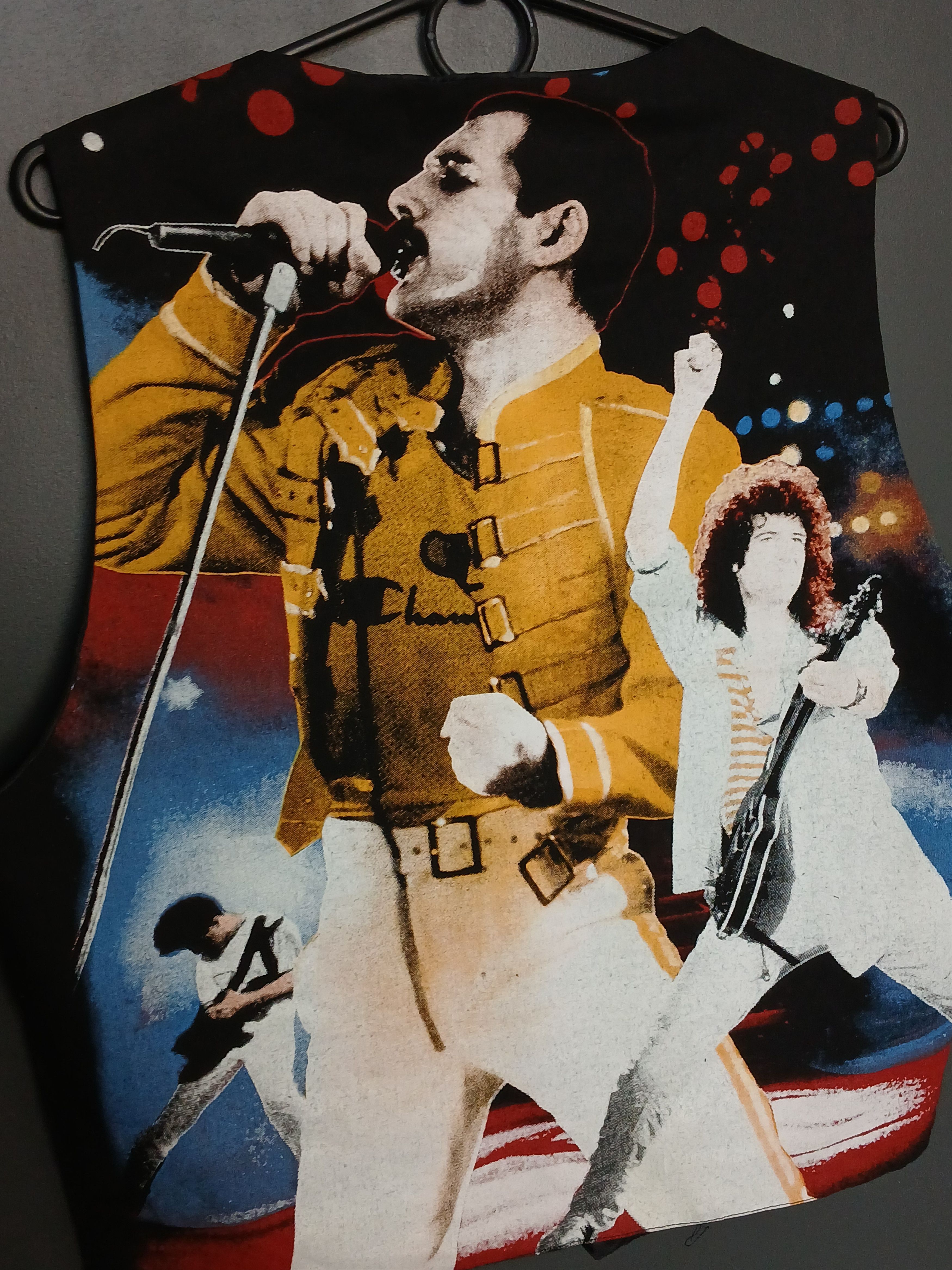Band Tees Queen Freddie Mercury Gilet Size US L / EU 52-54 / 3 - 3 Thumbnail
