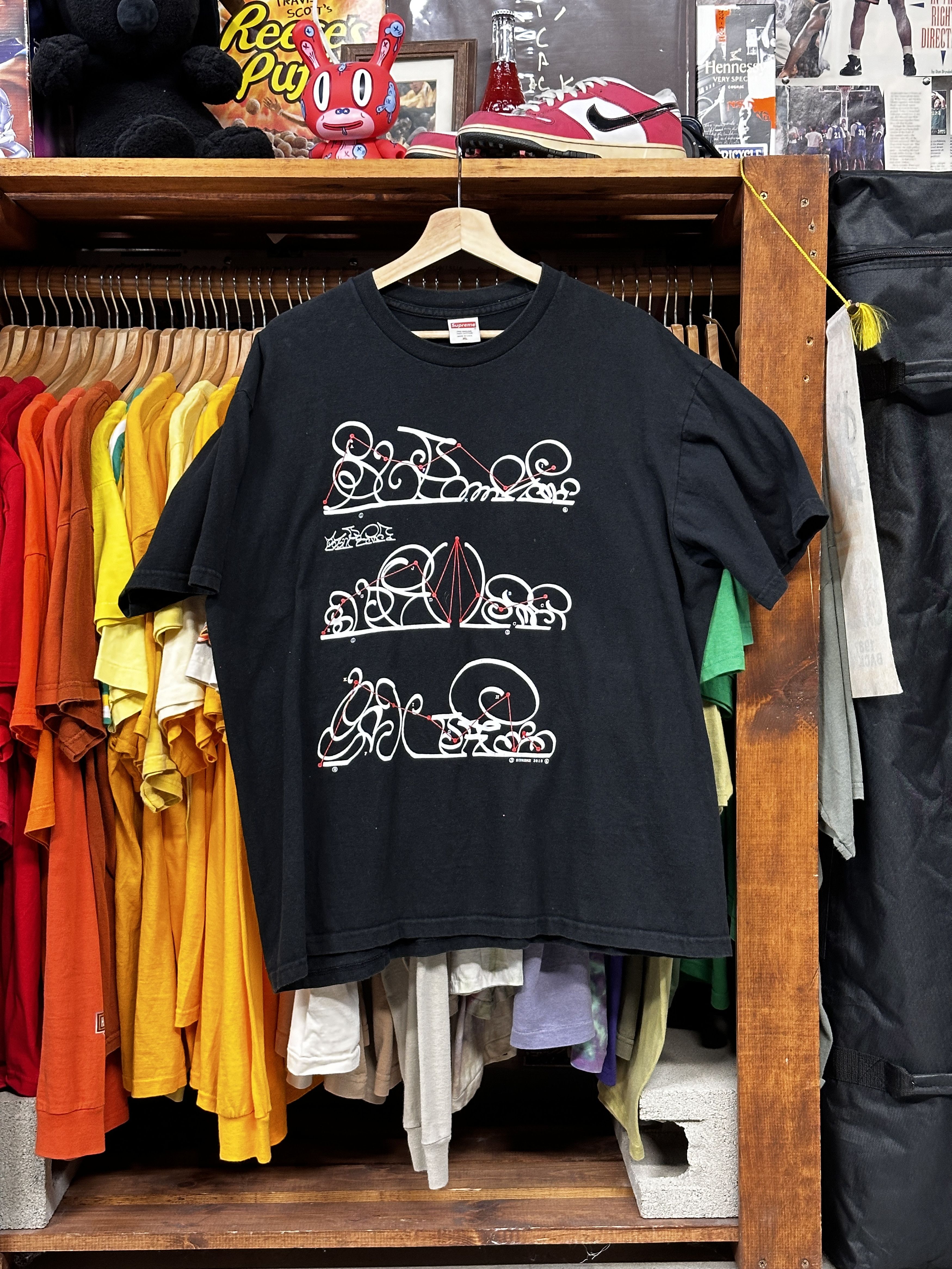 Supreme Supreme System Tee Black Size US XL / EU 56 / 4 - 1 Thumbnail