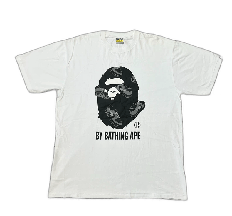 Bape Short Sleeve Tee with Ape Logo