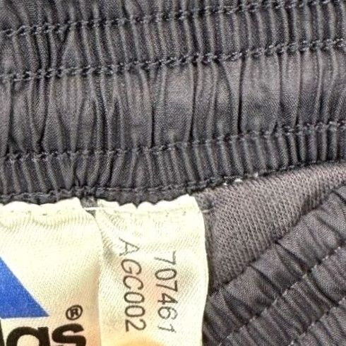 Adidas VINTAGE adidas Track Pants Mens Large Grey 3-Stripes Elastic Waist Drawstring Pockets Size US 33 - 5 Thumbnail