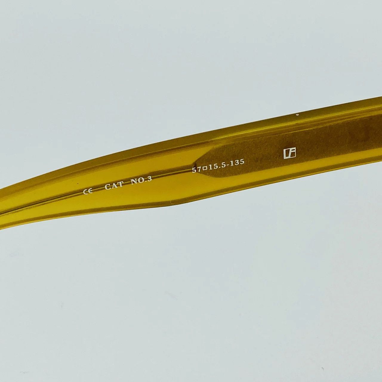 Ann Demeulemeester Ann Demeulemeester Sunglasses Honey Orange and Green Size ONE SIZE - 12 Thumbnail