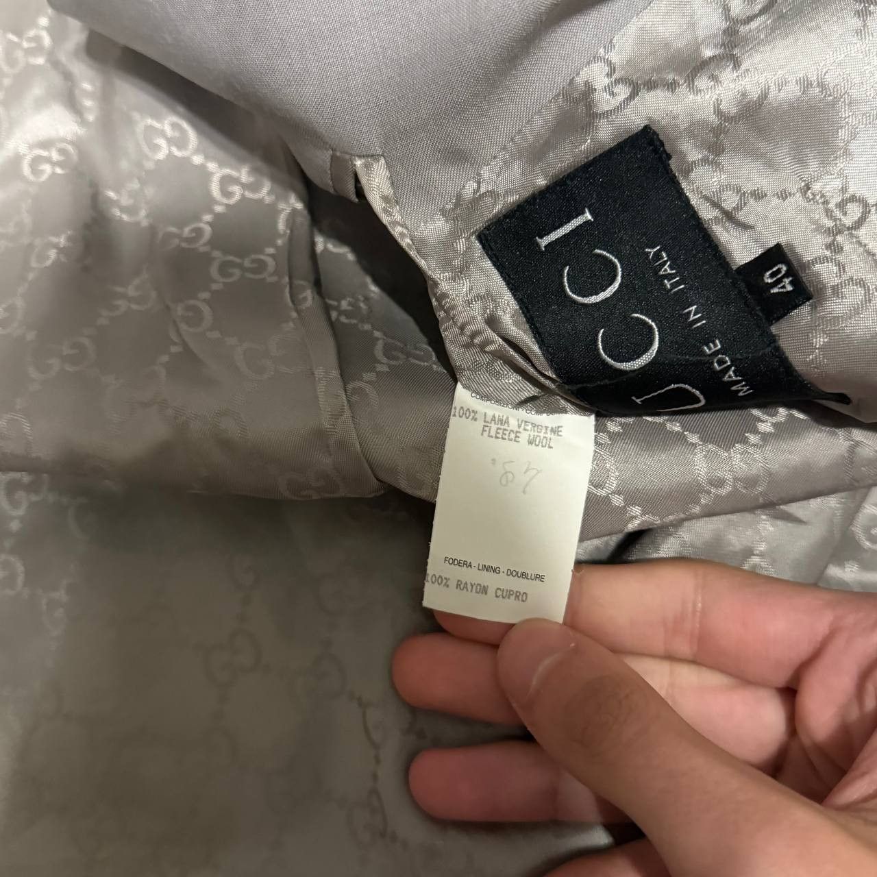 Gucci VIntage Gucci Blazer Jacket Wool Size 40 Size 40S - 9 Thumbnail