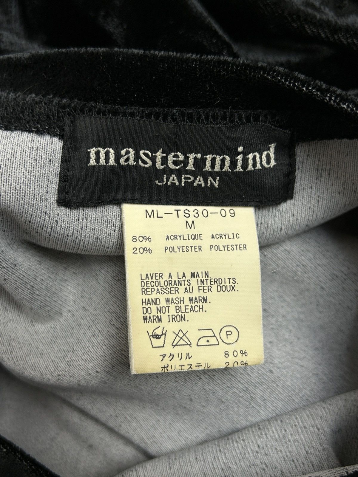 Mastermind Japan Mastermind Japan Velour Big Skull Peace Love Long Sleeve Size US M / EU 48-50 / 2 - 8 Thumbnail