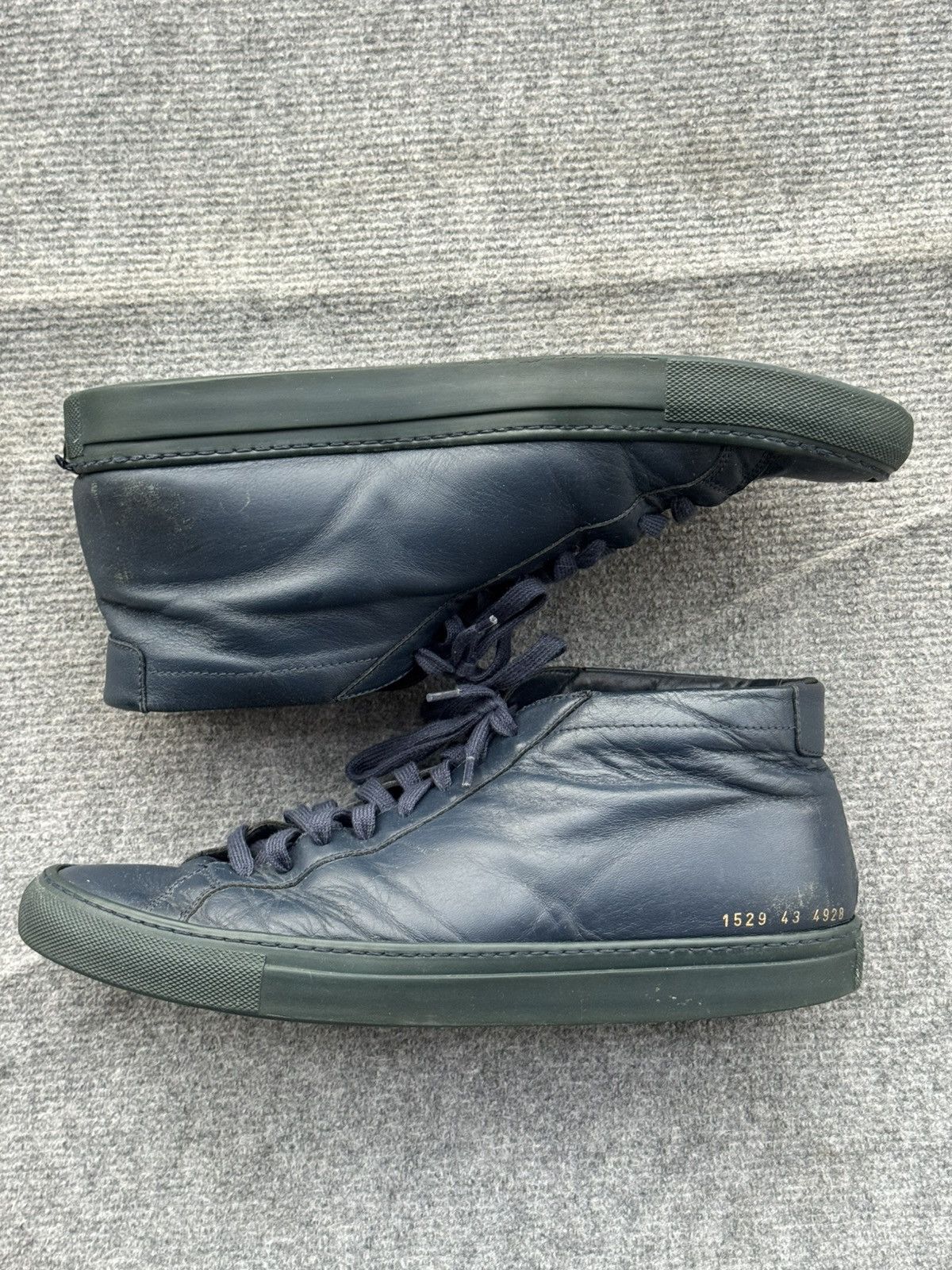 Common Projects Achilles high navy Size US 10 / EU 43 - 6 Thumbnail
