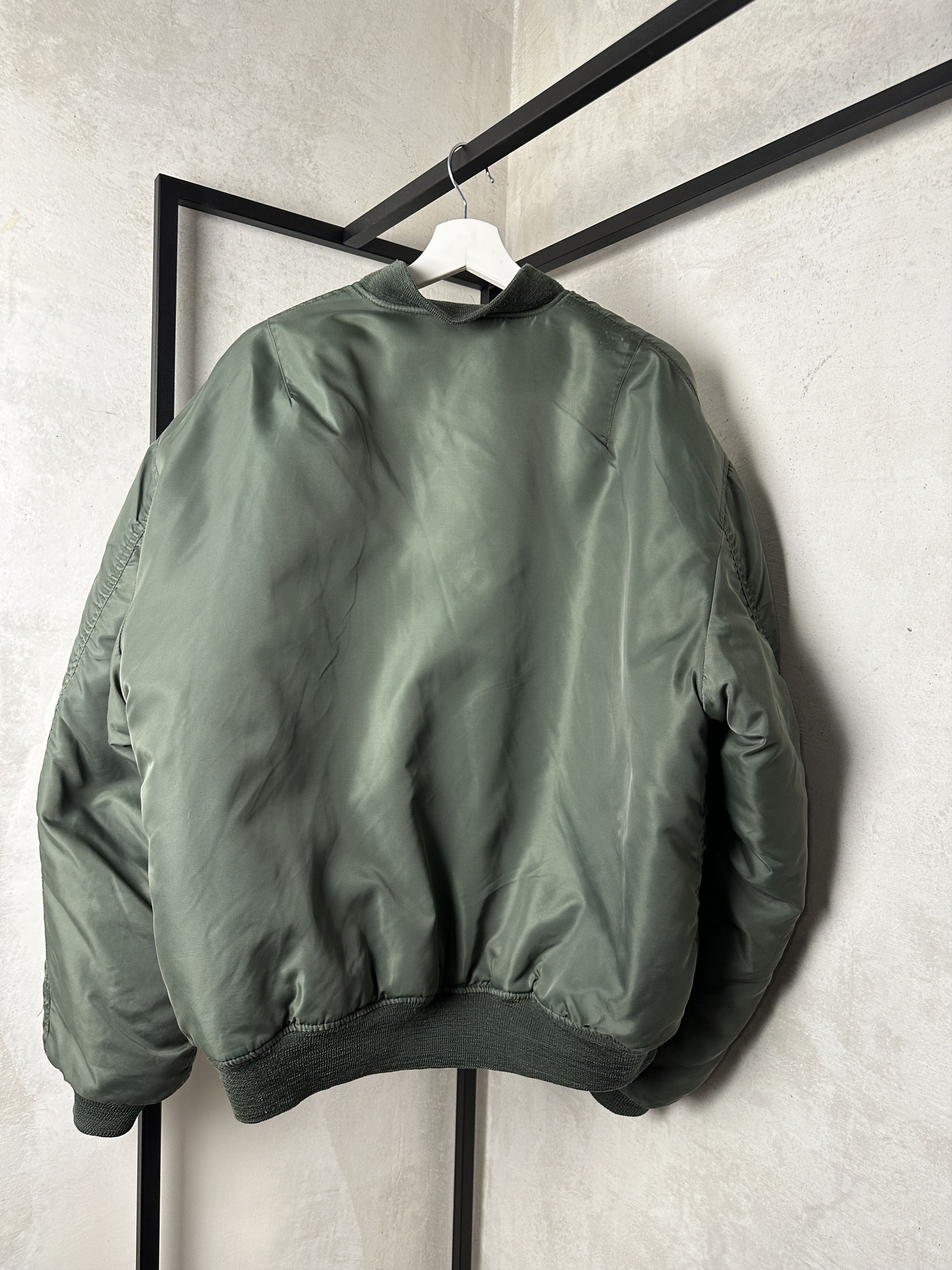 Vintage Army Industries MA1 Reversible Bomber Jacket Size US XL / EU 56 / 4 - 7 Thumbnail