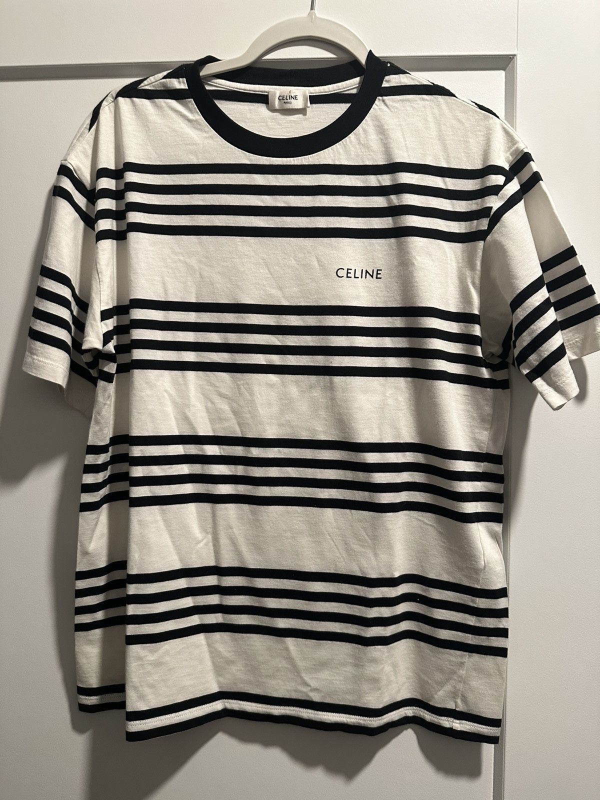 Celine Men’s Celine striped tshirt Size US XS / EU 42 / 0 - 1 Thumbnail