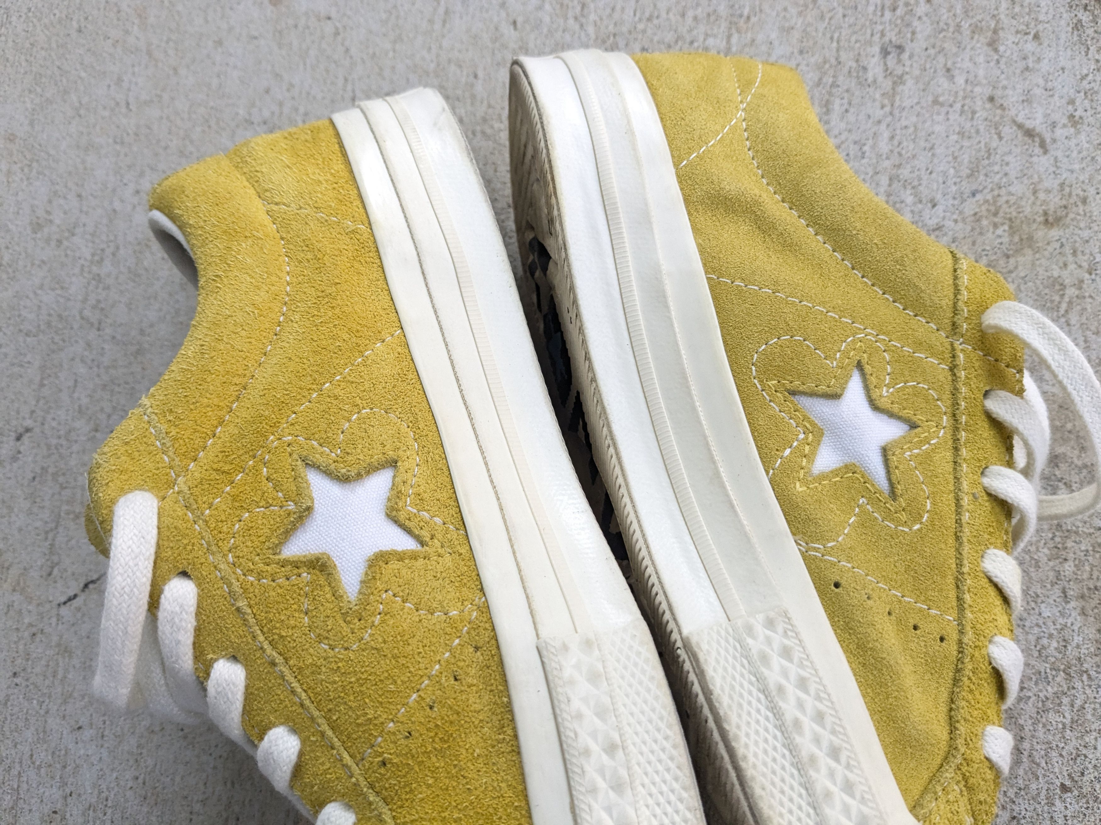 Converse × Golf Wang Converse One Star Golf Le Fleur Sulfur 6 Yellow Suede Size US 6 / EU 39 - 10 Thumbnail