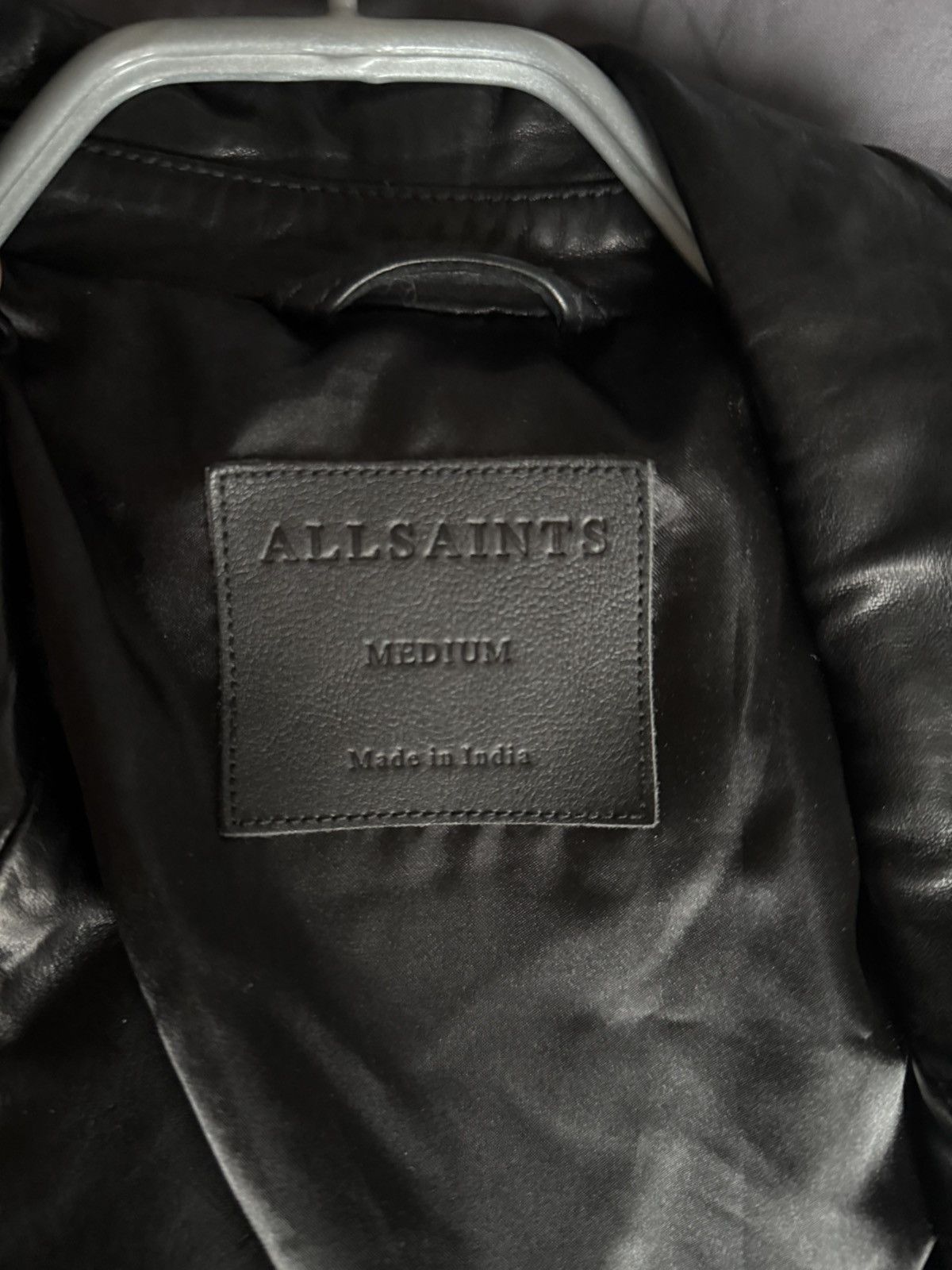 Allsaints Allsaints Kaho Leather Biker Jacket Size US M / EU 48-50 / 2 - 2 Thumbnail