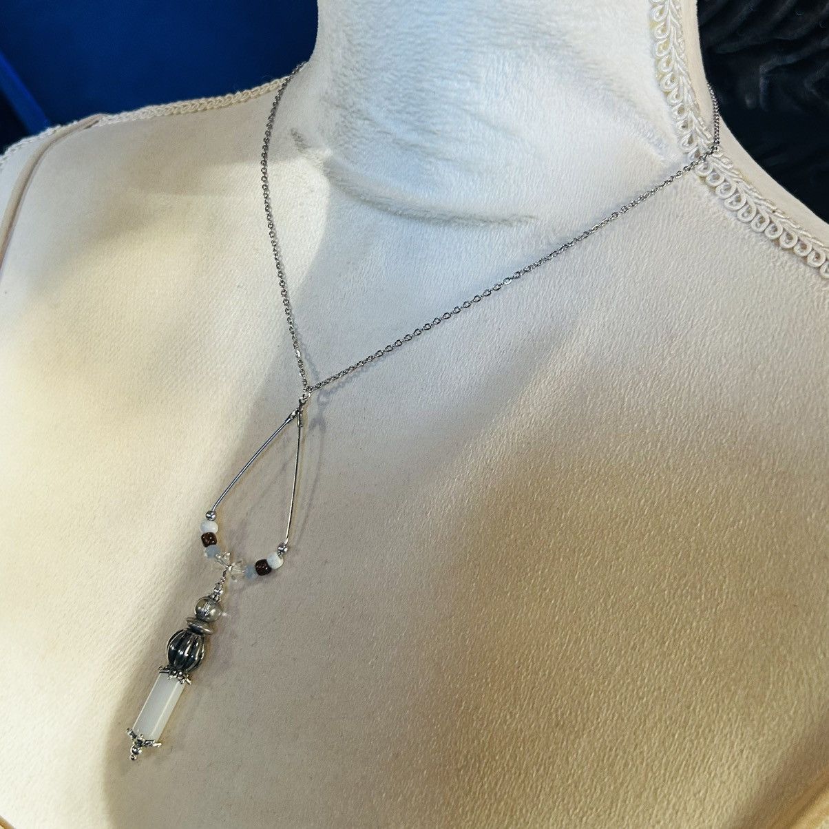 Handmade Handcrafted vintage bead changeable charm pendant necklace Size ONE SIZE - 4 Thumbnail
