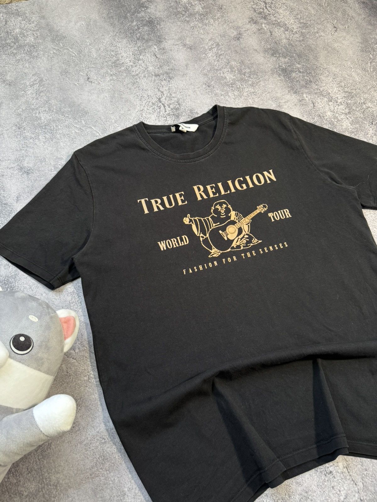 True Religion × Vintage Vintage True Religion y2k Buddha big logo tee 90’s Size US XL / EU 56 / 4 - 2 Thumbnail