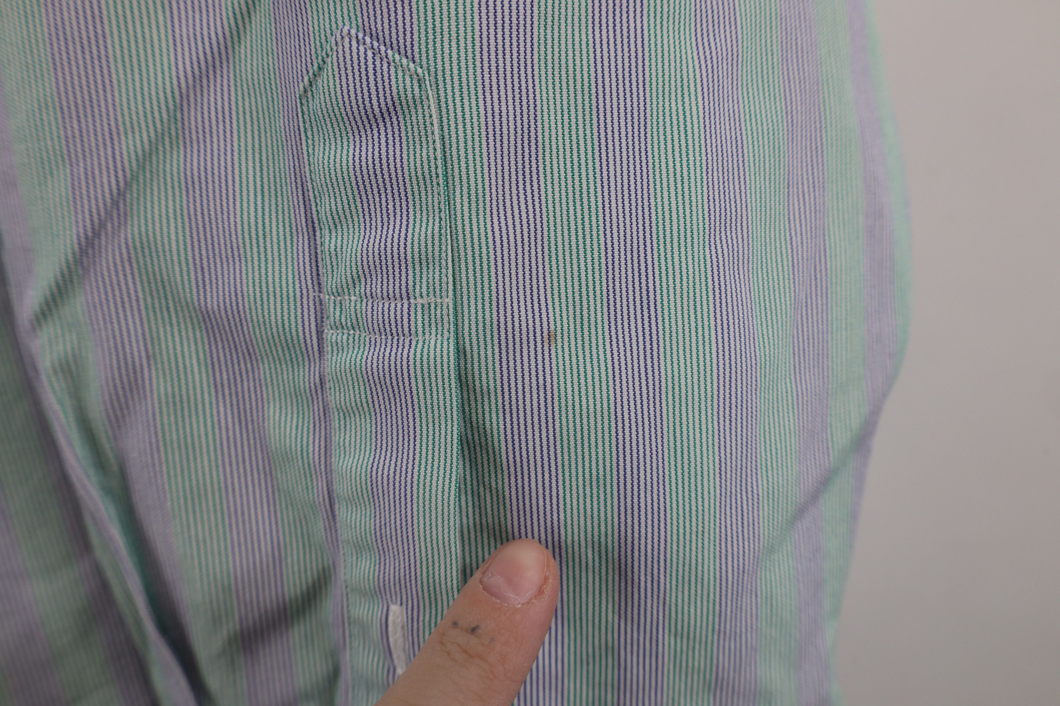 Nautica × Vintage Vintage 90s Nautica Pinstriped Collared Button Shirt Cotton Size US M / EU 48-50 / 2 - 5 Thumbnail