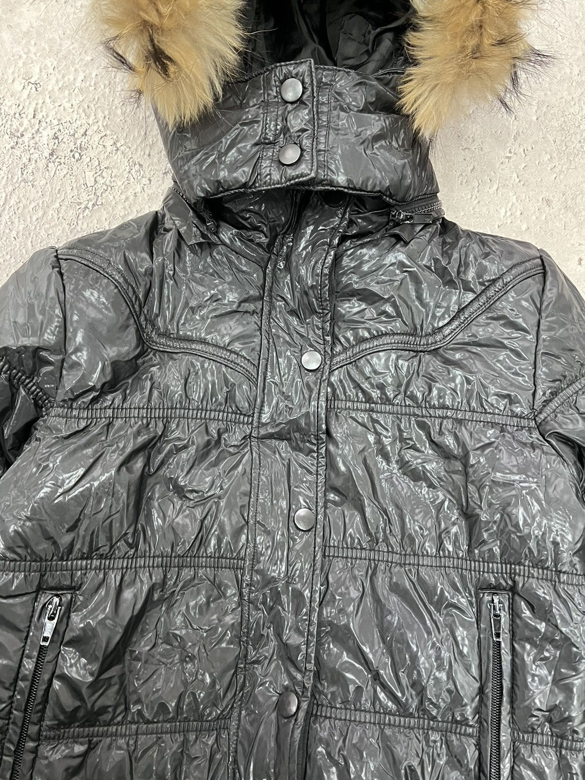 ジャケット・アウター 00s archive fur jacket gimmick opiumuY2K archive fur jacket 00s y2k gmmick white