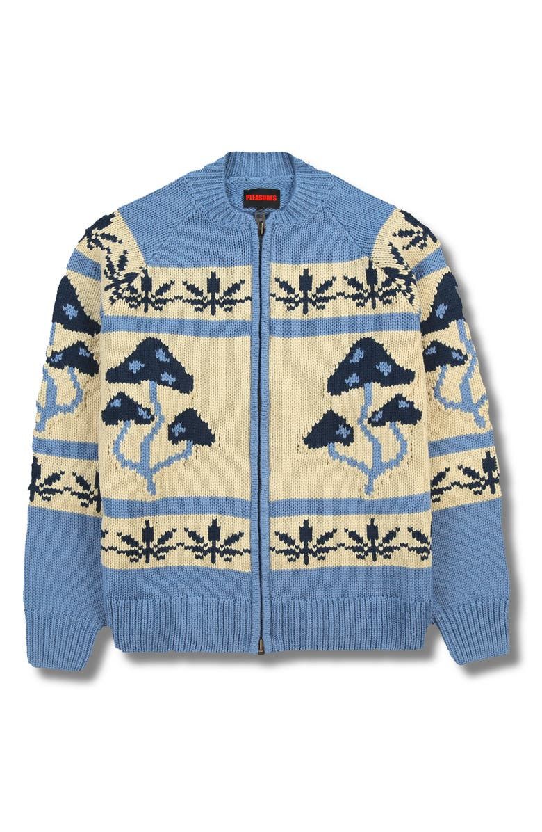 Pleasures Pleasures Room Fair Isle Zip Cardigan Size US M / EU 48-50 / 2 - 1 Thumbnail