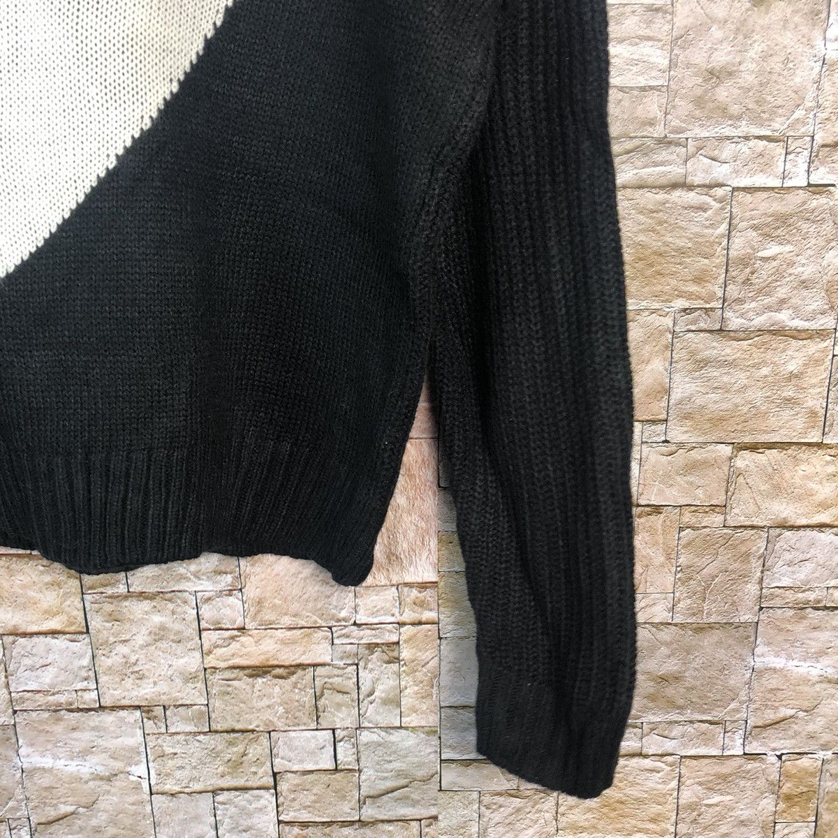 Homespun Knitwear × Japanese Brand Sango love Black white Knitwear sweatshirt #A911 Size M / US 6-8 / IT 42-44 - 8 Thumbnail