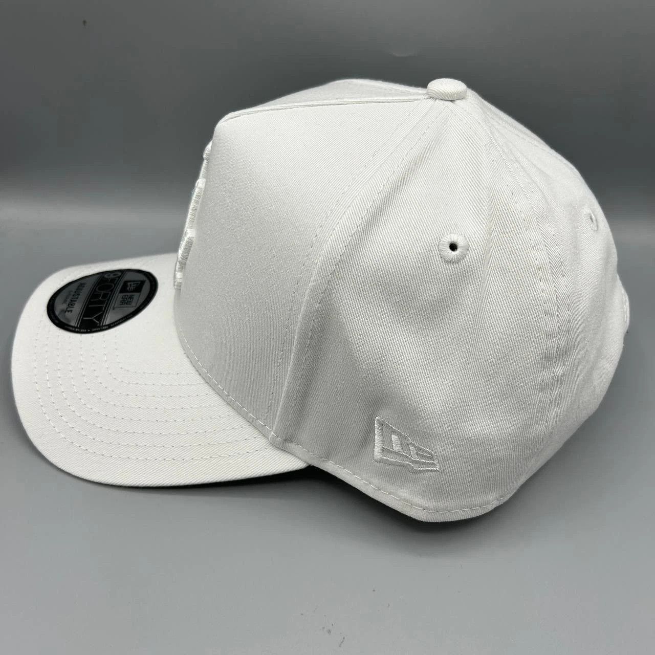 New Era Los Angeles LA Dodgers Hat Men White Snap Back Cap Cotton Size ONE SIZE - 4 Thumbnail
