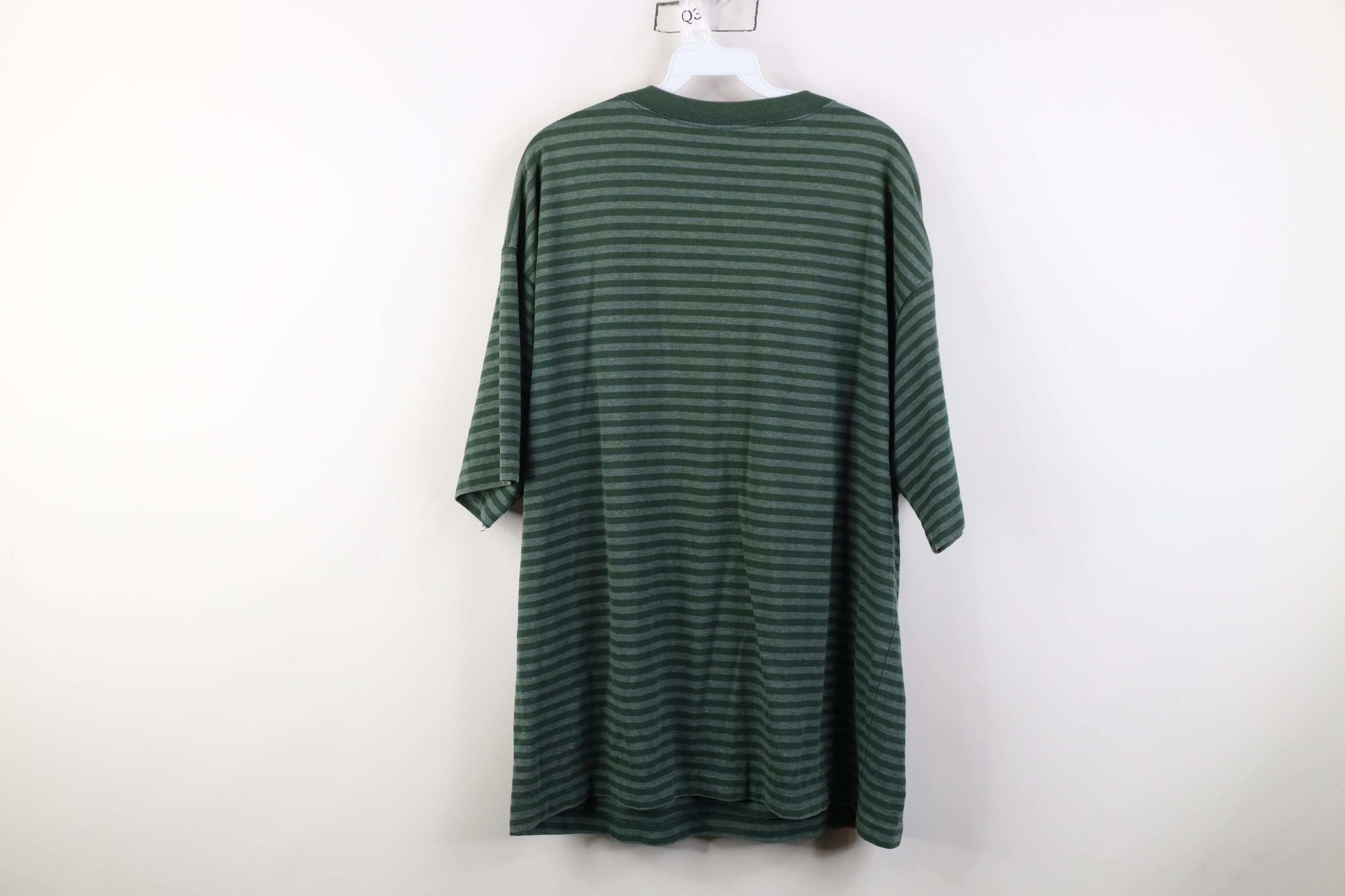Vintage Vintage 90s Streetwear Canadian Short Sleeve T-Shirt Green Size US XL / EU 56 / 4 - 10 Thumbnail