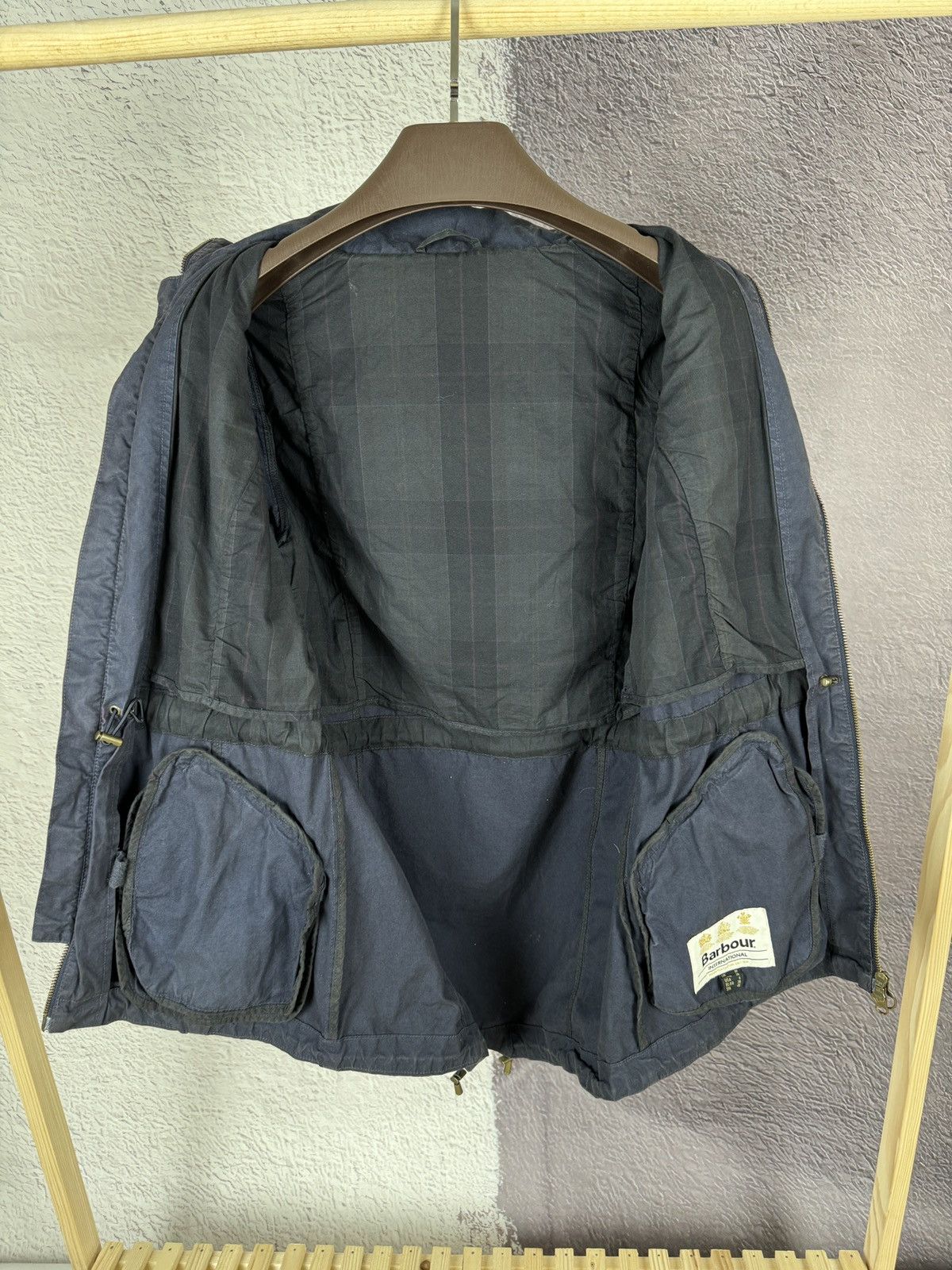 Barbour Barbour International White label faded navy blue jacket Size M / US 6-8 / IT 42-44 - 13 Thumbnail