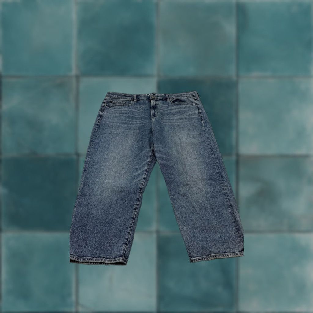 Torrid Torrid Jeans Womens 24 Blue High-Rise Ankle Crop Classic Denim Stretch Straight Size 42" / US 20 - 1 Thumbnail