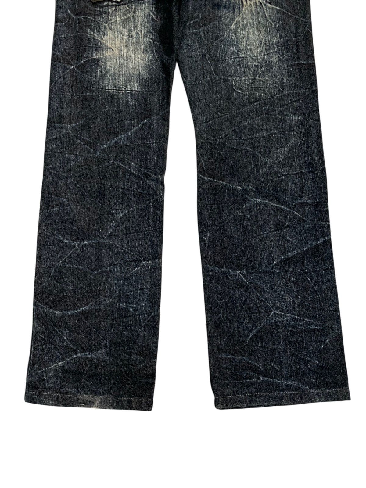 Tornado Mart RUSTY SKULL BONES WILD LIFE STUDDED CLAWMARK PUNK DENIM☠️ Size US 32 / EU 48 - 9 Thumbnail