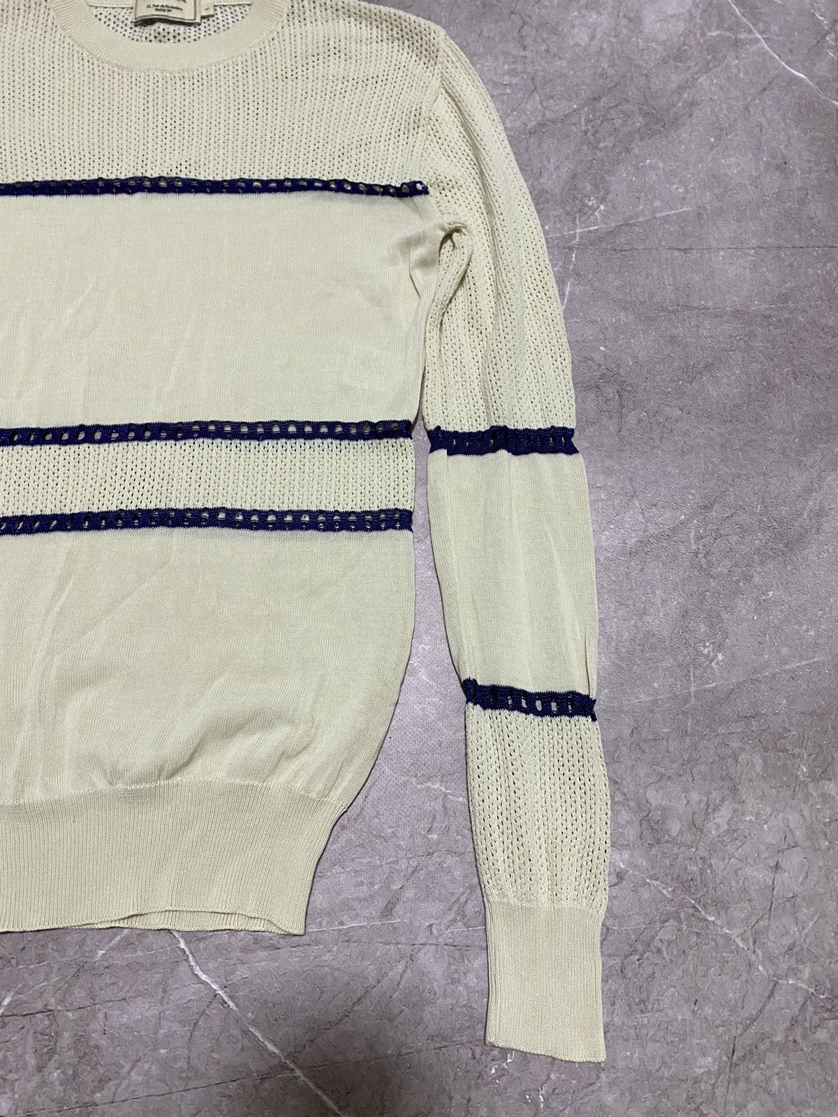 Maison Kitsune Rare Maison Kitsune Viscose White Sweatshirt Made in Italy Size L / US 10 / IT 46 - 7 Thumbnail