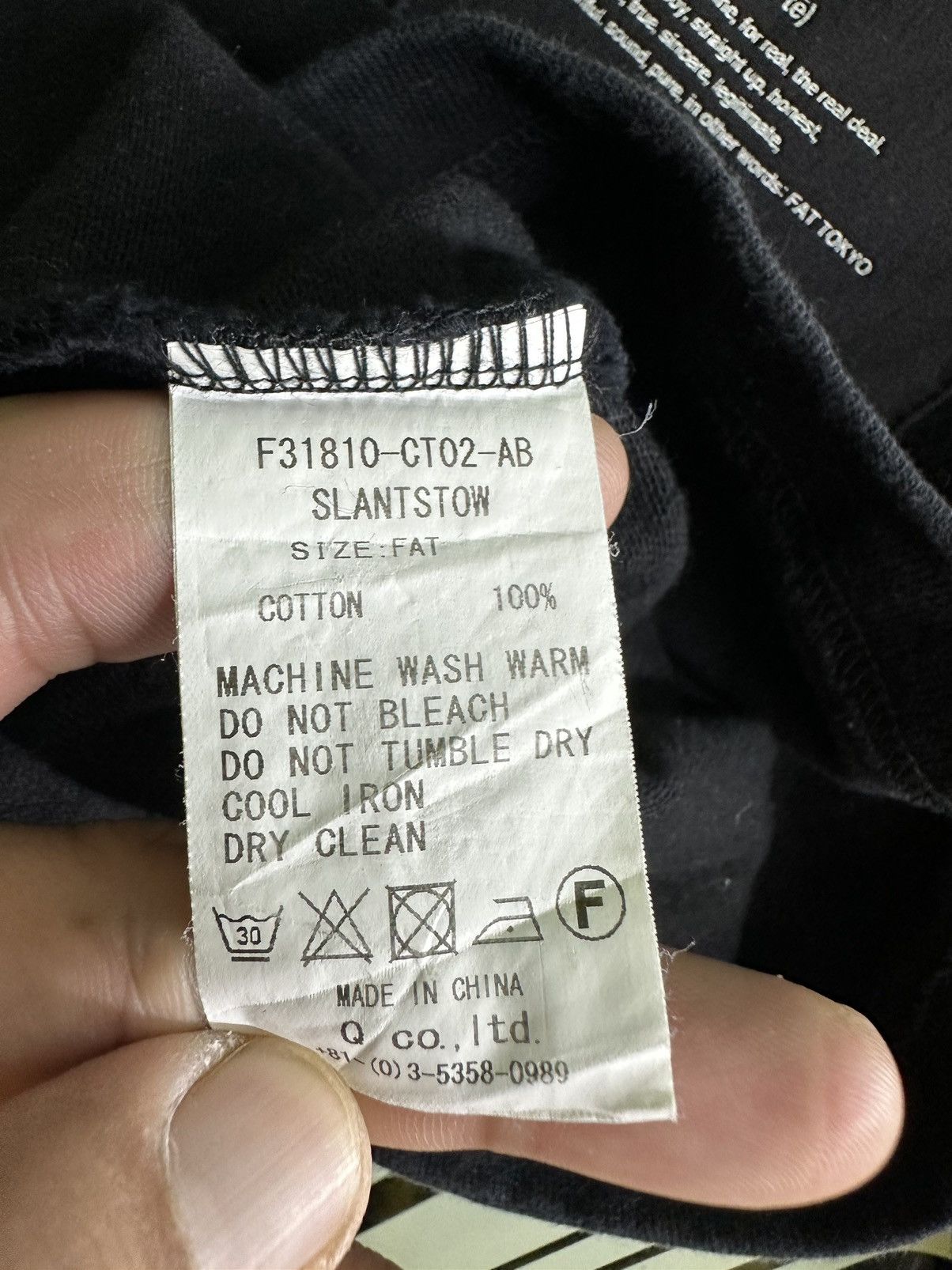 Fat Tokyo What FAT To You Black Shirt Tee Size US M / EU 48-50 / 2 - 11 Thumbnail