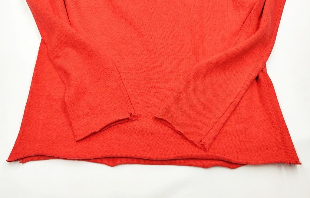 Yohji Yamamoto YOHJI YAMAMOTO red long sleeve stretchable t-shirt Size US L / EU 52-54 / 3 - 4 Thumbnail