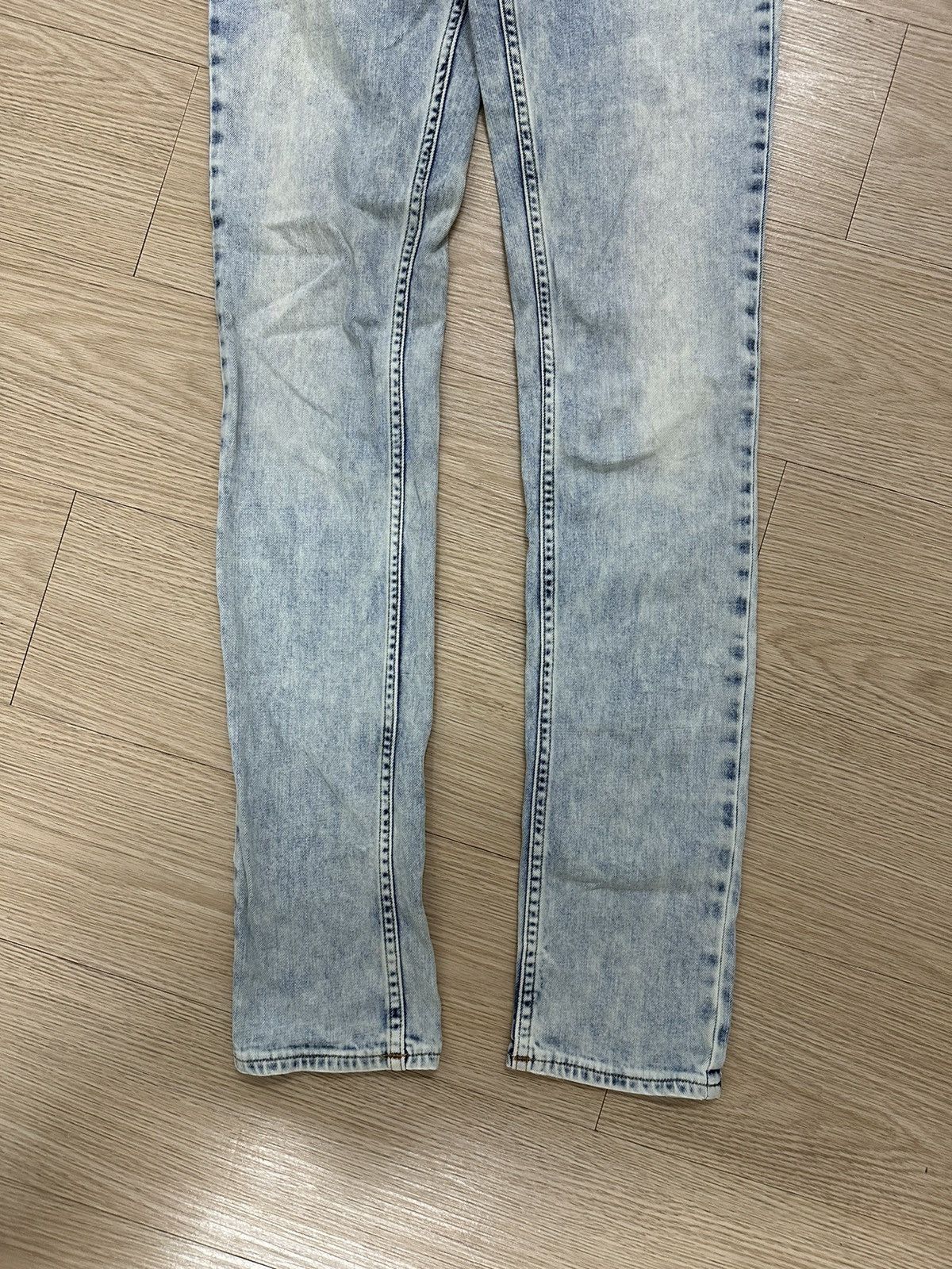 Acne Studios × Designer Beautiful Acne Studios Flex Silver Vint Skinny Jeans Size 26" / US 2 / IT 38 - 4 Thumbnail