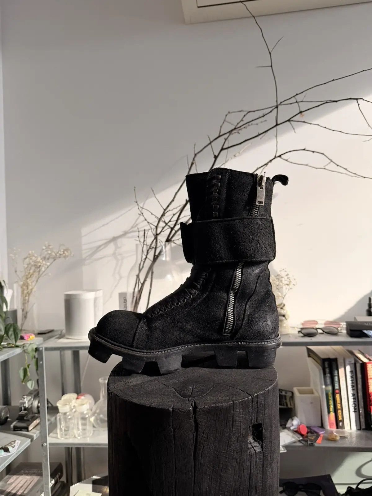 Rick owens plinth megatooth boots 41 Rick Owens FW13 Plinth 