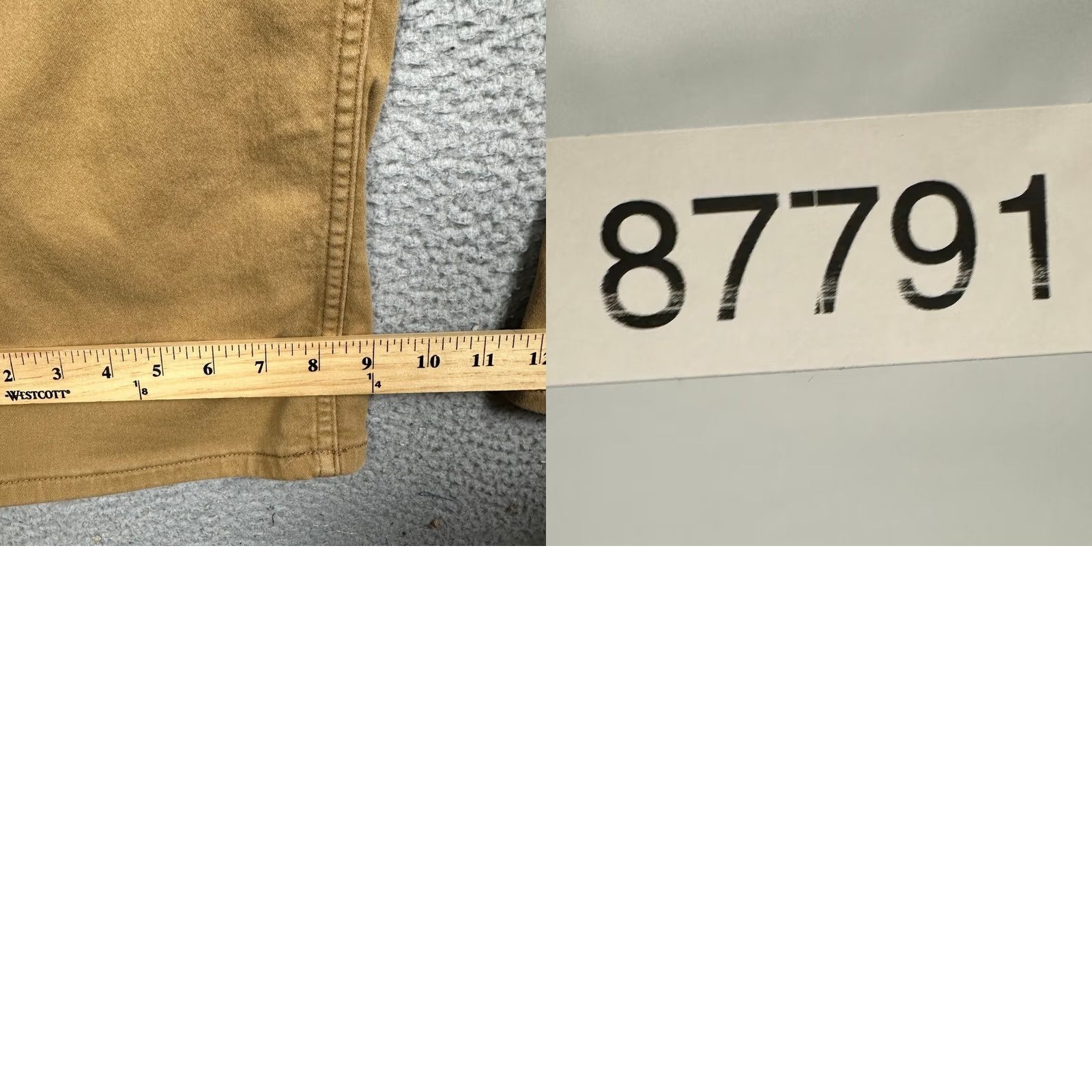 Vintage New title: TPJ Creators of the Perfect Jean Athletic Fit Pants Khaki Flat Front 5 Pocket Stretch Casual Beige Size US 30 / EU 46 - 8 Thumbnail