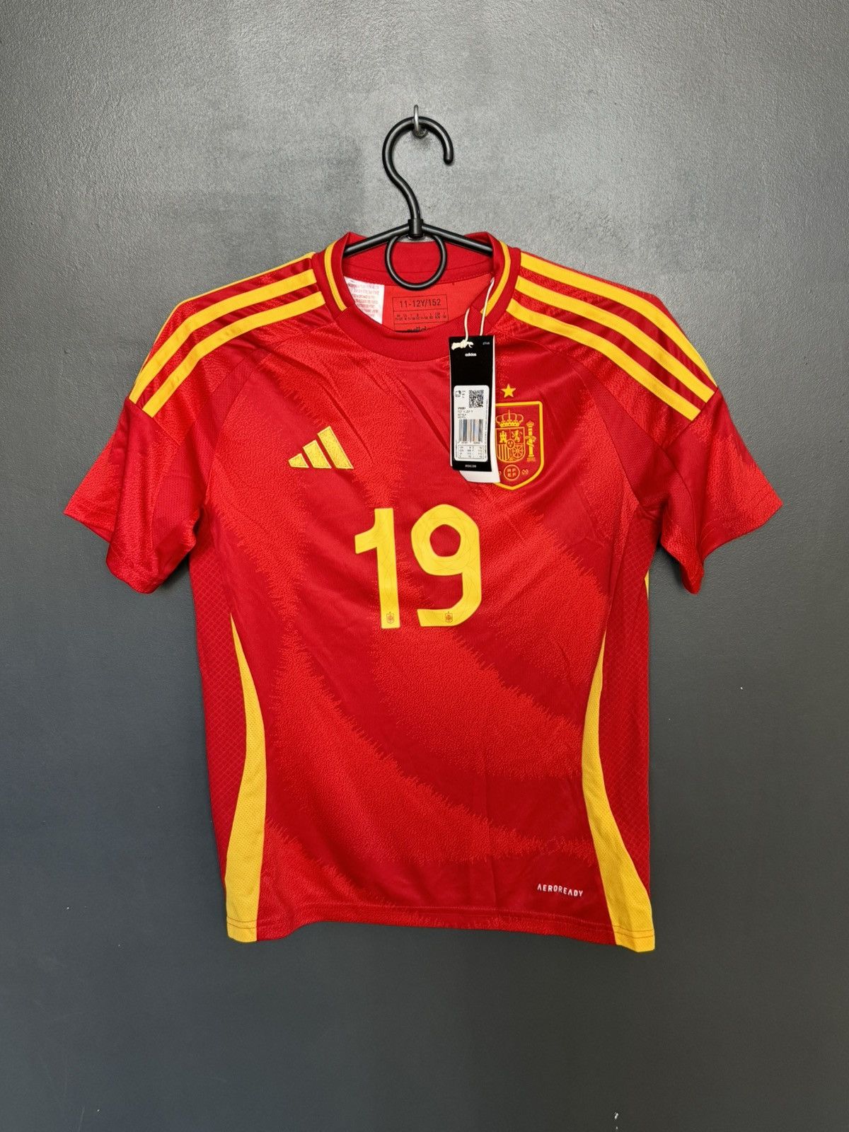 Adidas KIDS New Spain 24/25 Home Yamal Football Jersey T-Shirt Size US XS / EU 42 / 0 - 2 Thumbnail