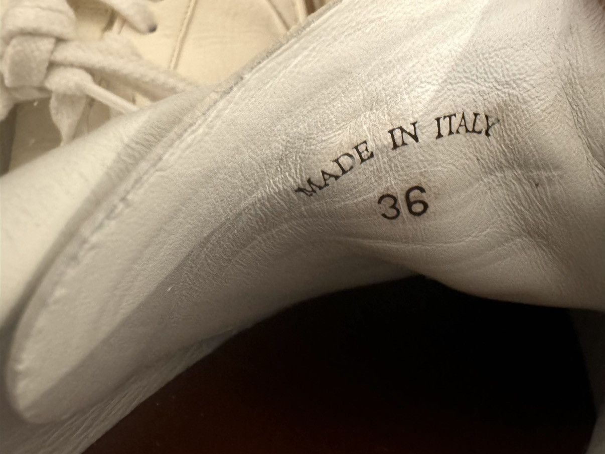 Loro Piana Loro piano - tennis walk suede trimmed leather sneakers Size US 6 / IT 36 - 5 Thumbnail