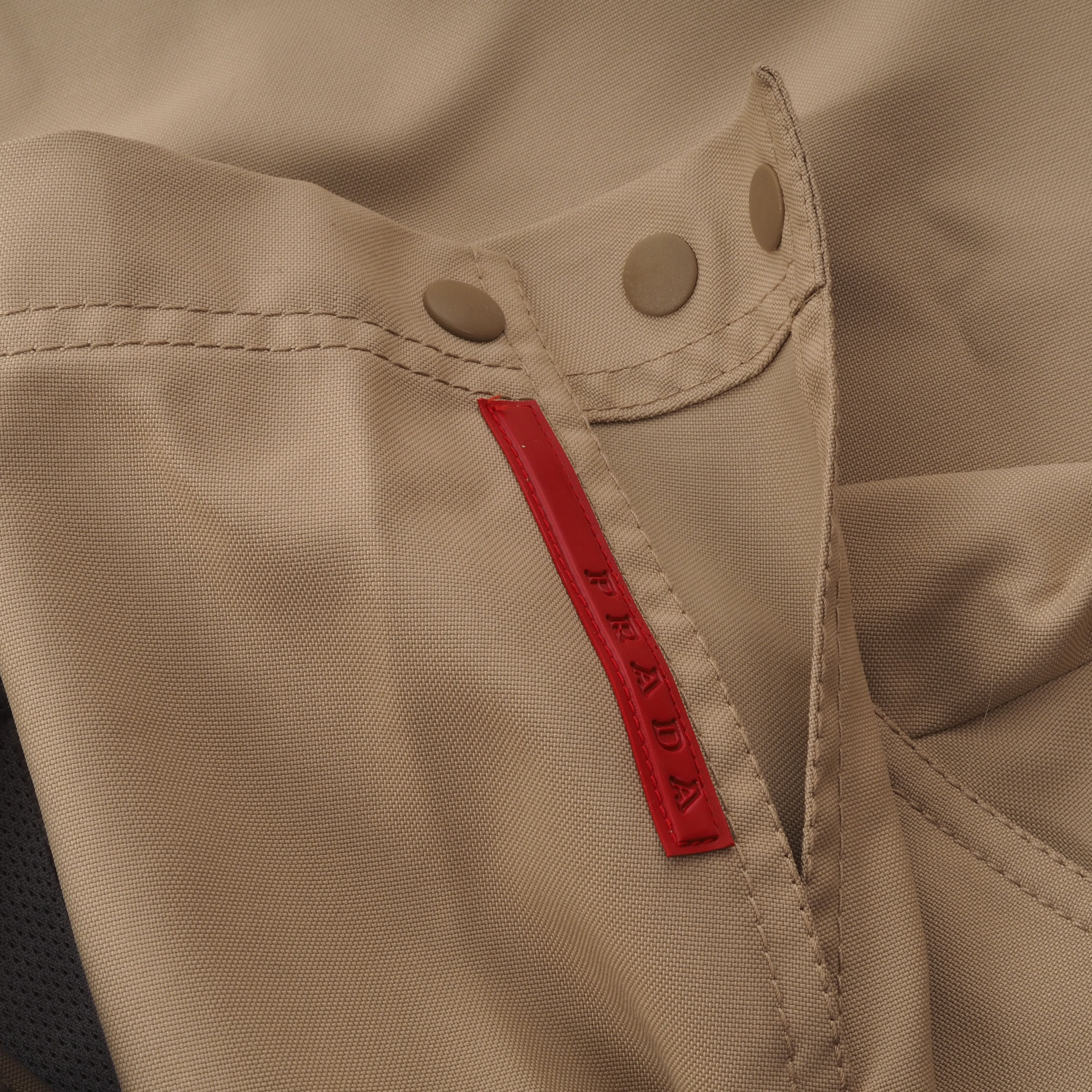 Prada Prada Vintage Beige Snap Button Lightweight Jacket Size M / US 6-8 / IT 42-44 - 8 Thumbnail
