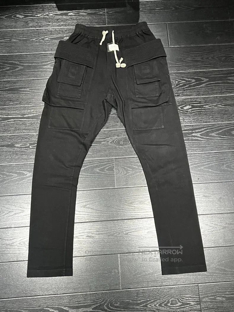 Rick Owens Rick Owens 24FW Cotton Double-Ring Pants. Size US 26 / EU 42 - 1 Thumbnail