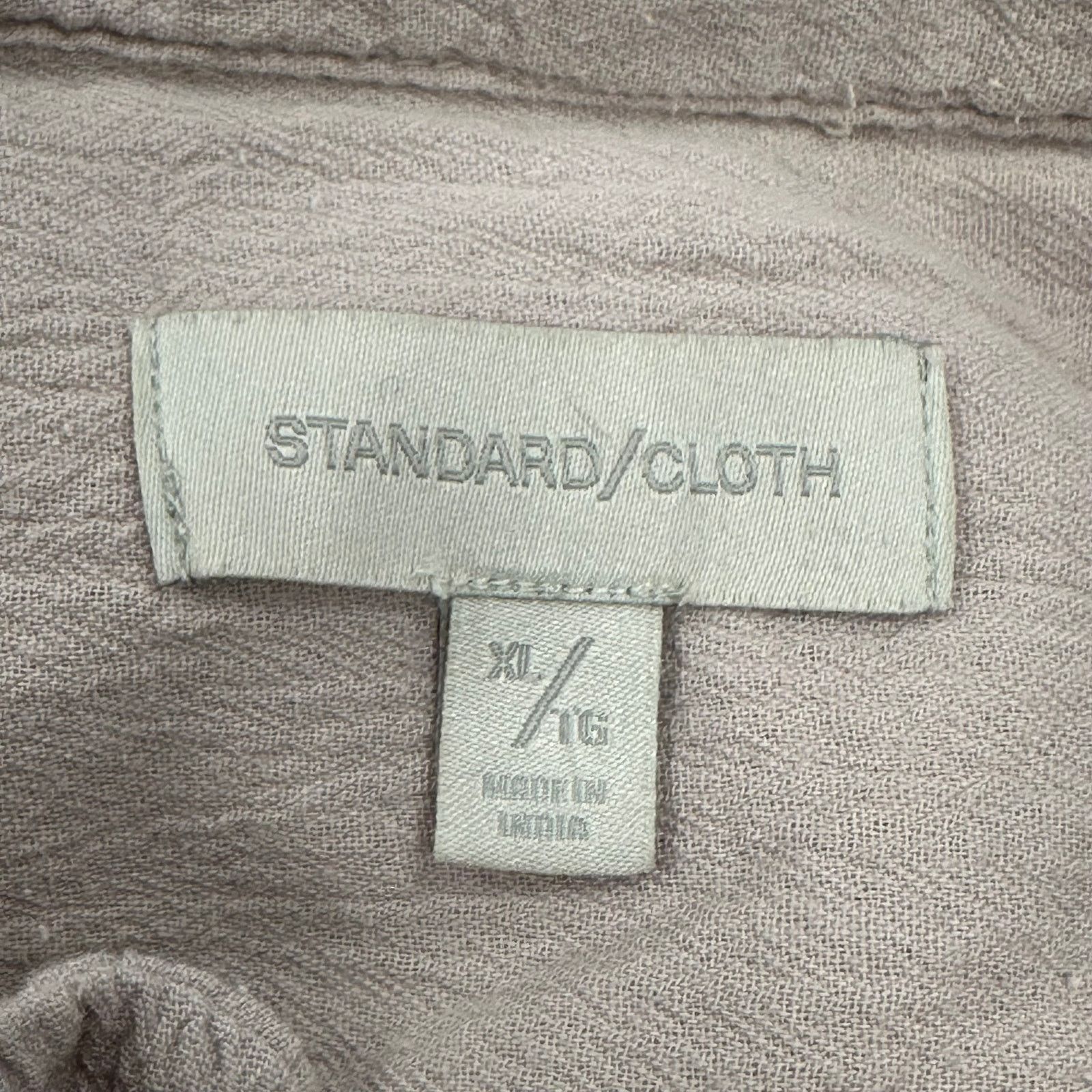 Standard Cloth Standard / Cloth Pastel Soft Pink Linen Button Up Size XL Size US XL / EU 56 / 4 - 4 Thumbnail