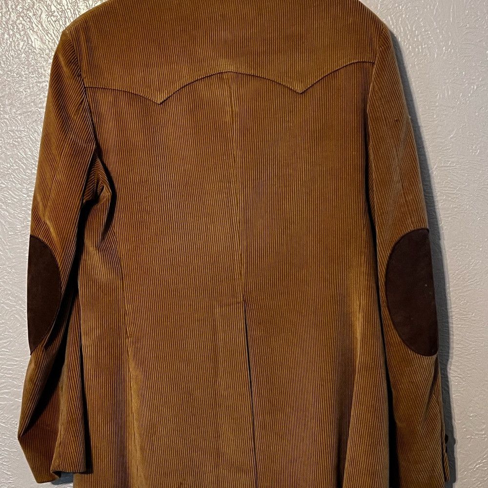 Levi's Vintage Levi’s Western Wear Corduroy Blazer Sport Coat Patc Size 40L - 9 Thumbnail
