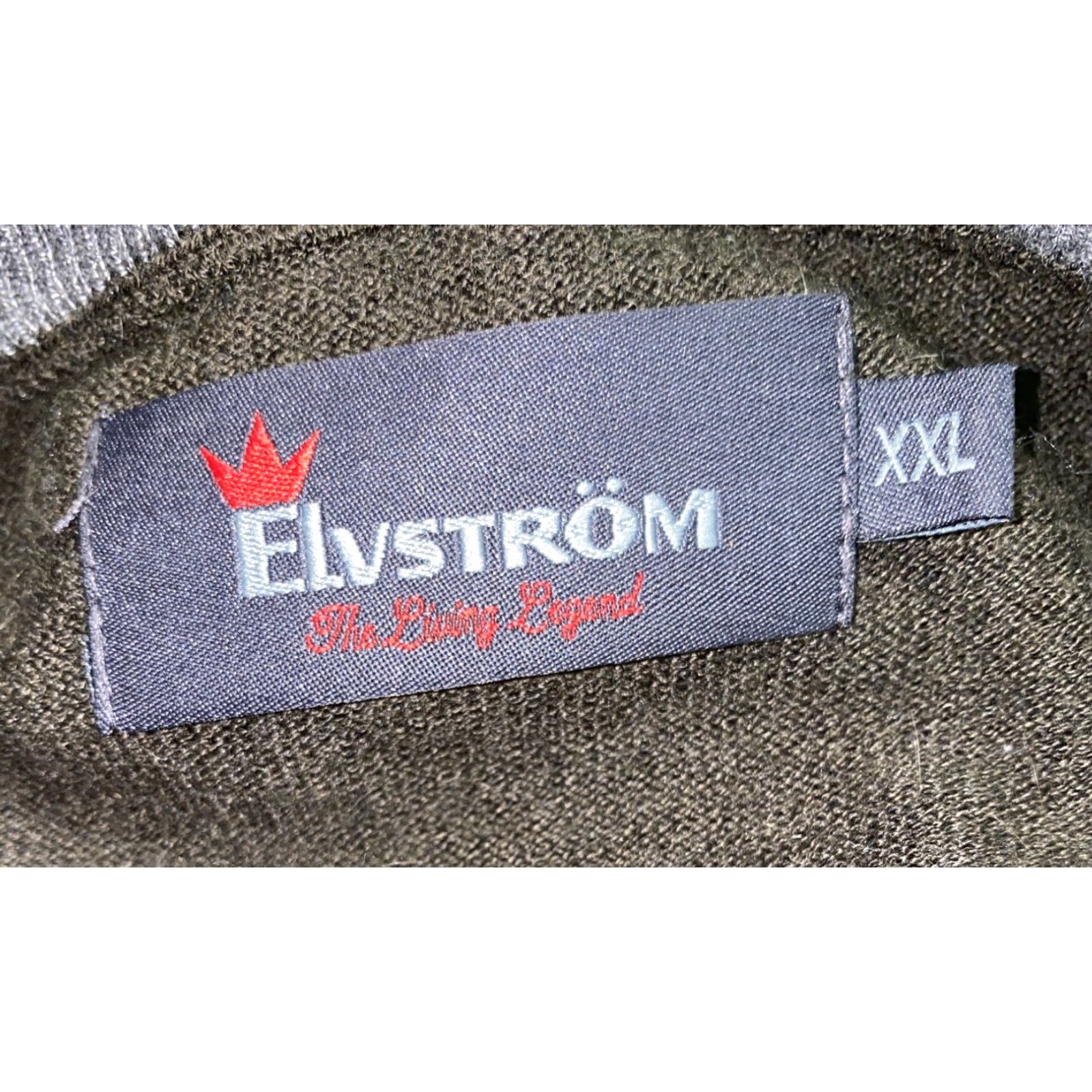 Vintage Elvstrom Mens Gray Wool Blend V-Neck Sweater Size 2XL Size US XXL / EU 58 / 5 - 5 Thumbnail