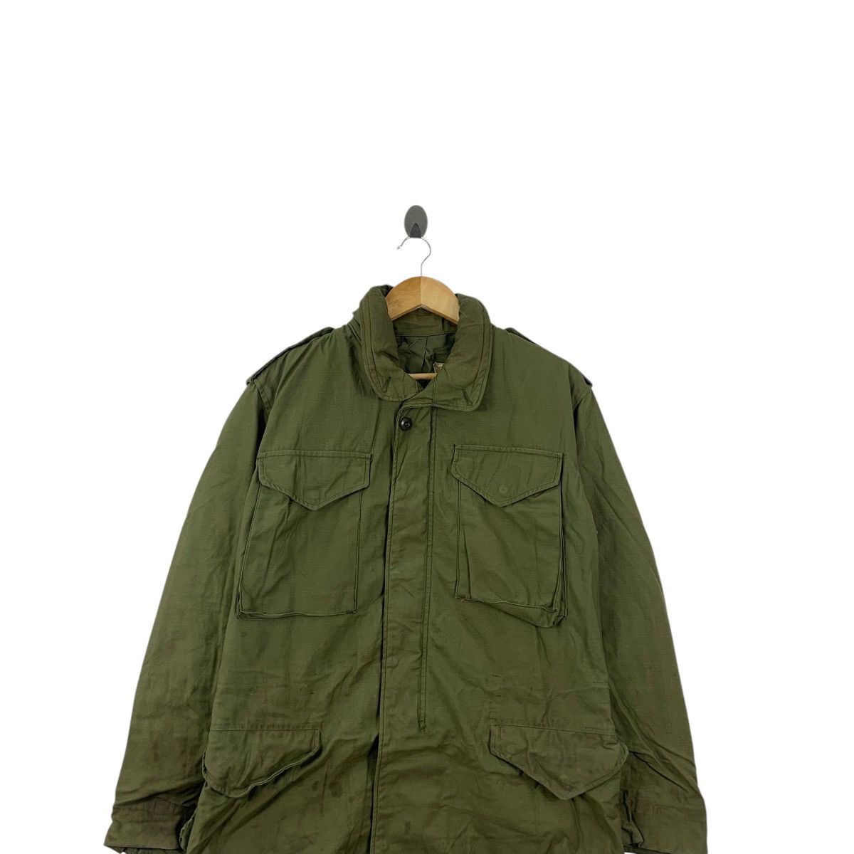 Alpha Industries Vintage ALPHA INDUSTRIES M-65 Field Military Jacket Parka Size US S / EU 44-46 / 1 - 2 Thumbnail