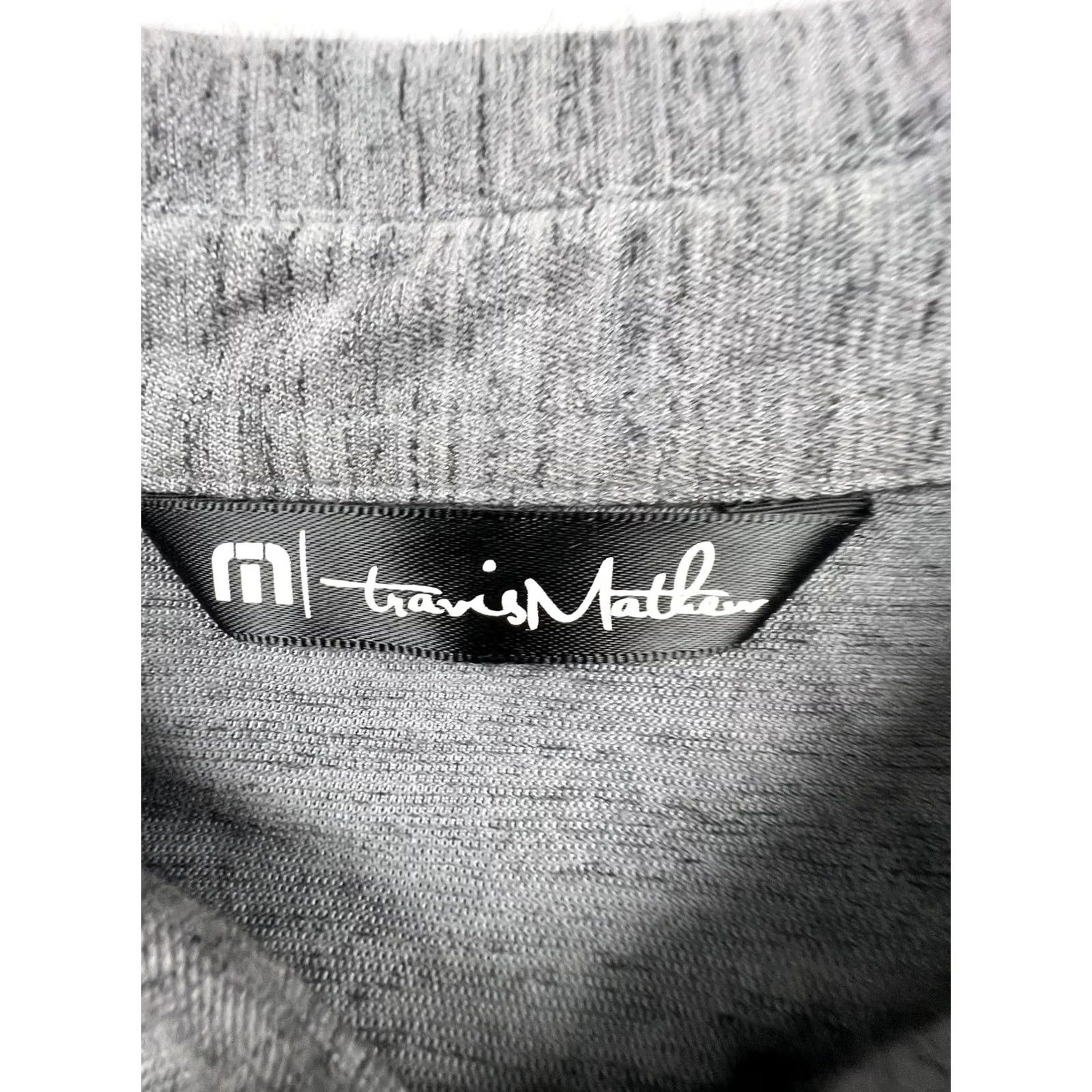 TravisMathew TravisMathew Polo Shirt Mens XL Gray Performance Golf Stretch Moisture Wicking Size US XL / EU 56 / 4 - 4 Thumbnail