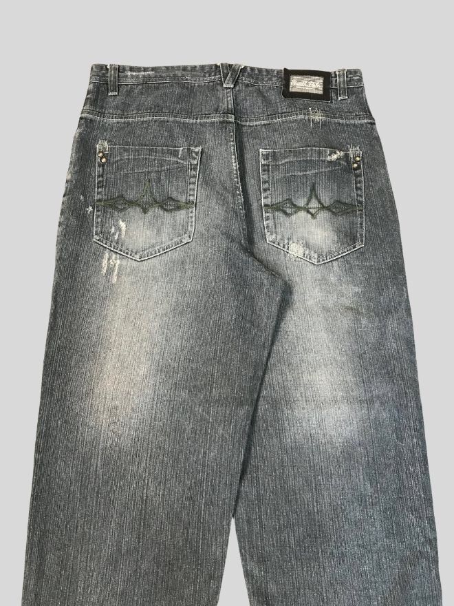 Southpole Vintage SouthPole faded baggy denim Size US 40 / EU 56 - 14 Thumbnail