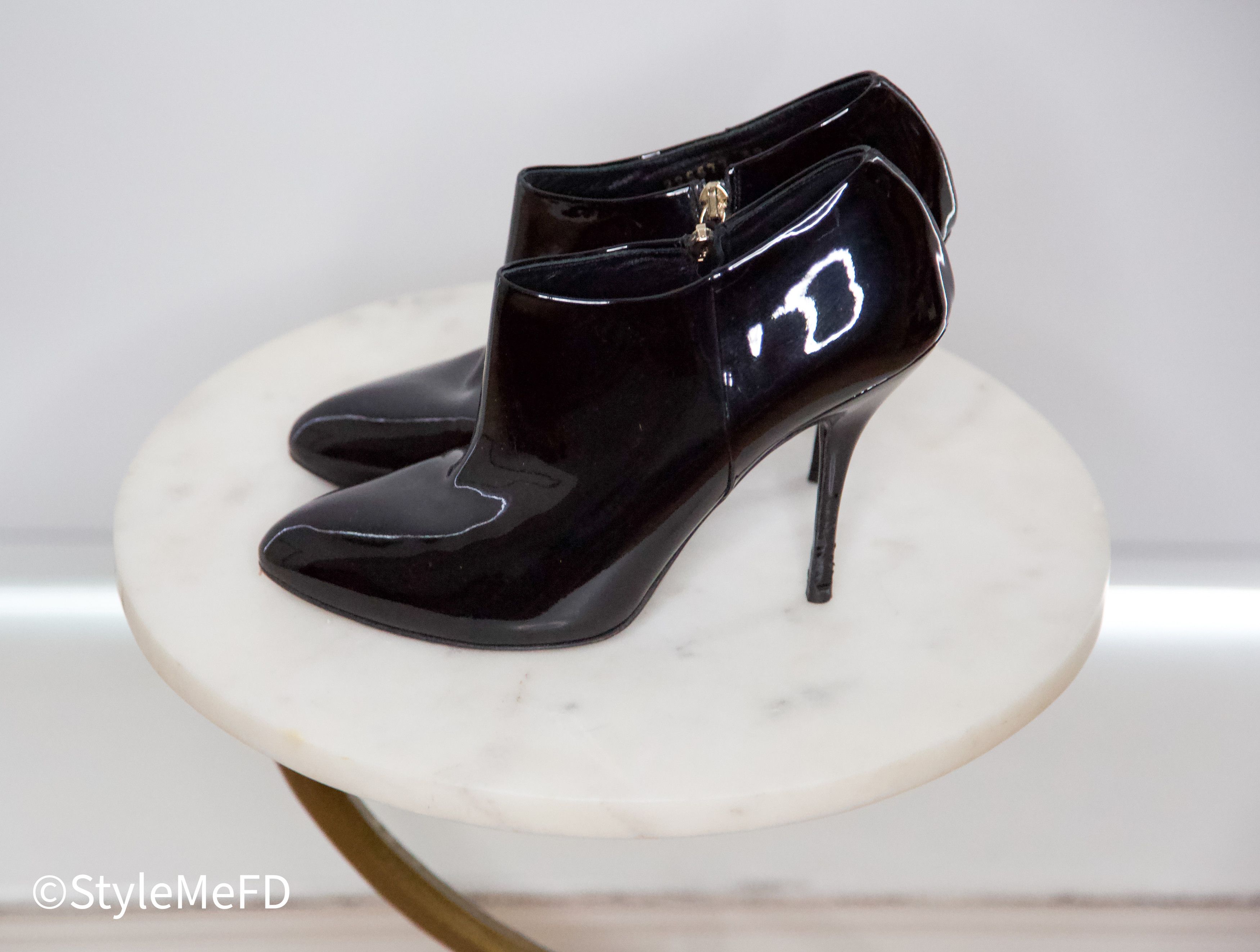Gucci Gucci Patent Leather Short Booties w Side Zip Detail Size US 9 / IT 39 - 4 Thumbnail