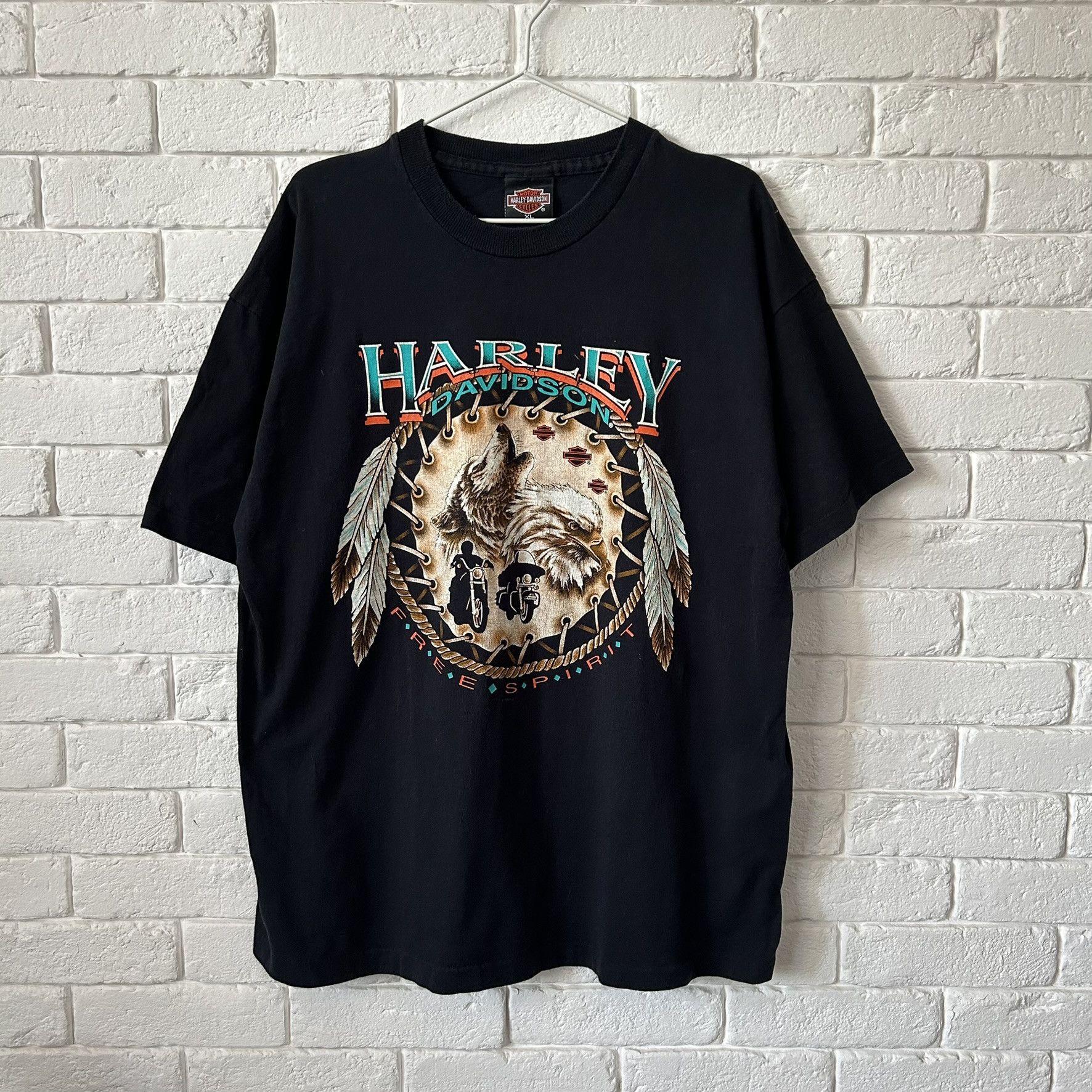 Harley Davidson × Vintage Vintage Harley Davidson 1996 Licensed T-shirt RARE Size US XL / EU 56 / 4 - 1 Thumbnail