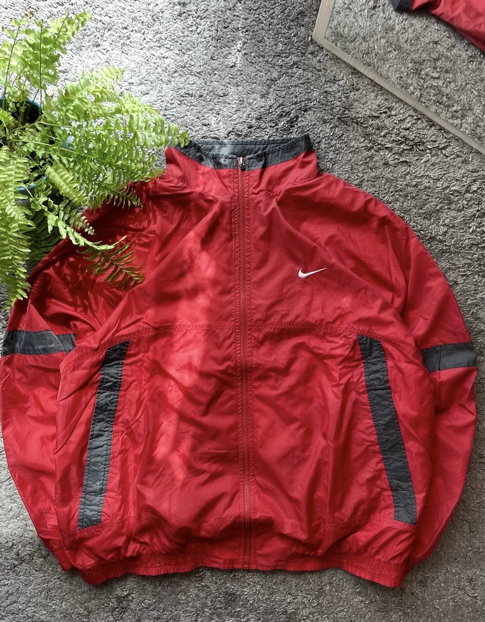 Nike × Vintage 90s Nike Vintage Light Jackets Streetwear Big Logo Swoosh Size US XL / EU 56 / 4 - 7 Thumbnail