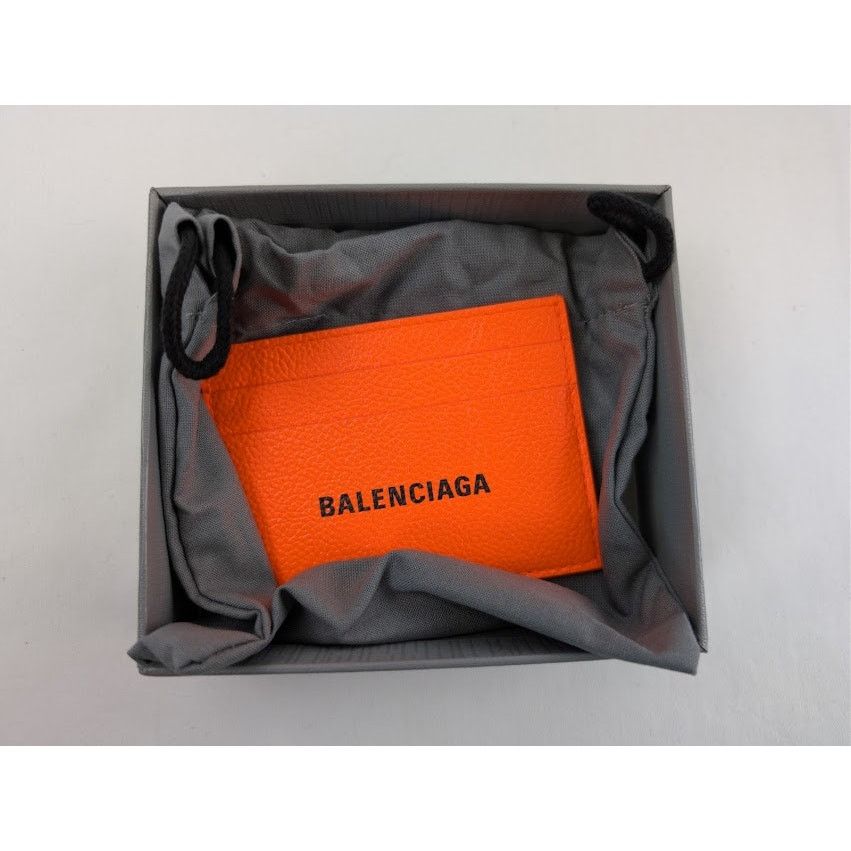 Balenciaga o1rshd1 Q:3 / Size:OS / Cash Card Holder Fluo Orange / Black Size ONE SIZE - 11 Thumbnail
