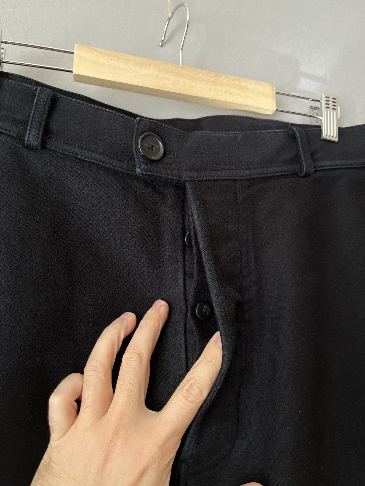 Jil Sander Jil Sander Moleskin Heavy Cotton Wide Legs Pants Size US 34 / EU 50 - 9 Thumbnail