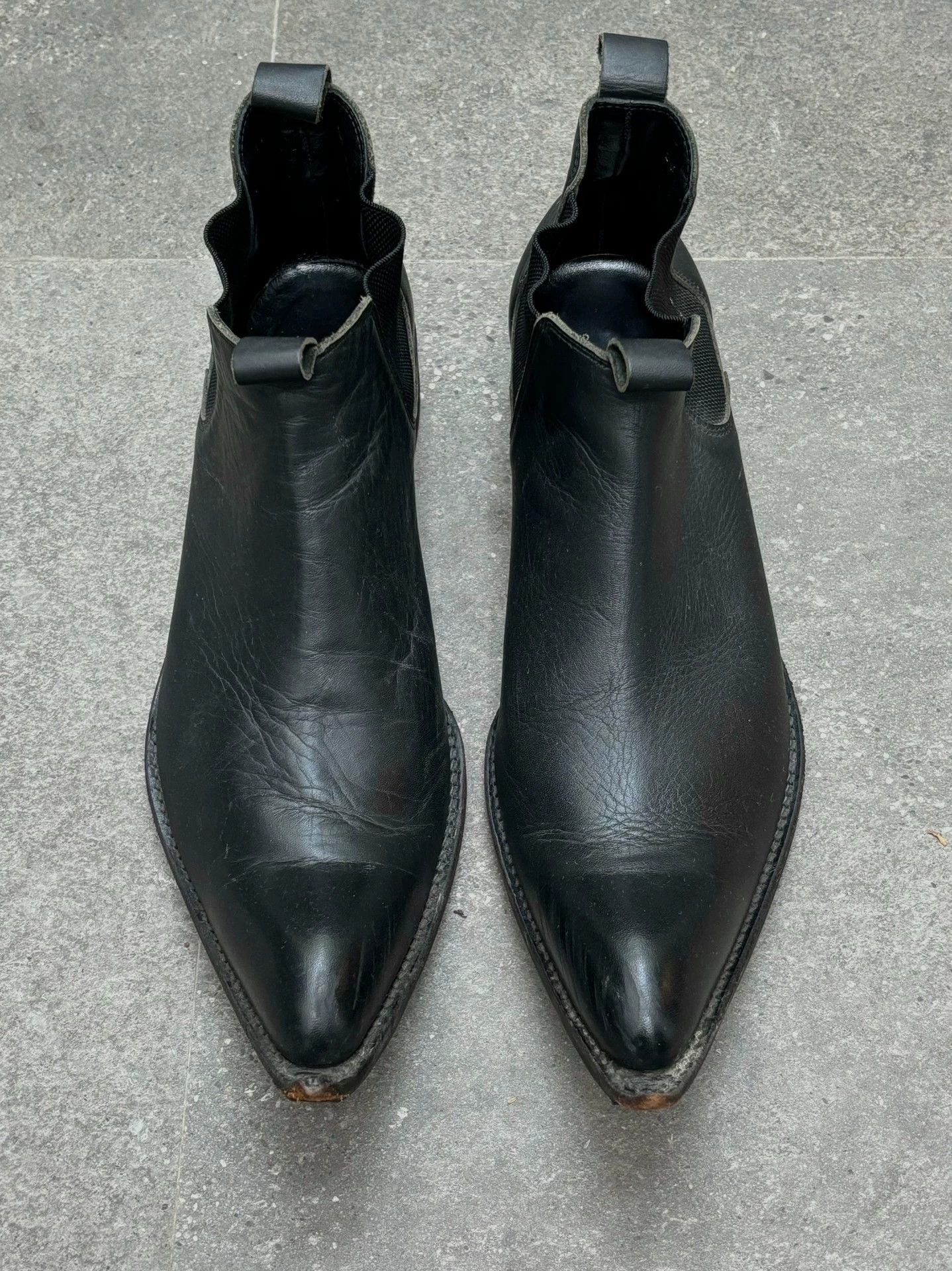 Comme des Garcons CDG HommePlus Pointed Wizard Chelsea Boot Japan Size US 7 / EU 40 - 3 Thumbnail